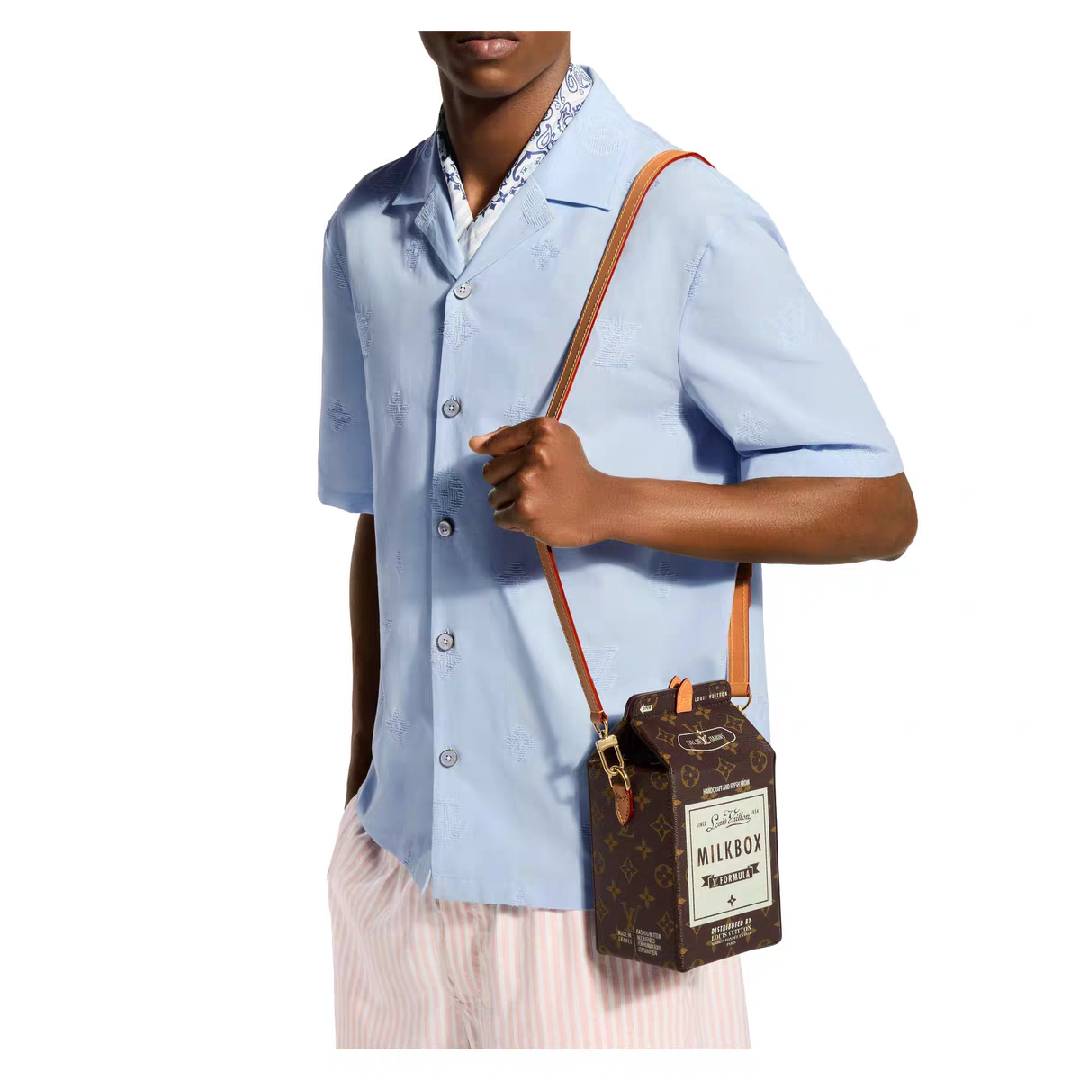 Bolso de moda estilo cartón de leche de edición limitada