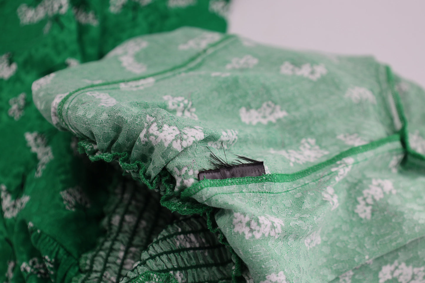 Women's Maje Printed Jumpsuit in Green Viscose