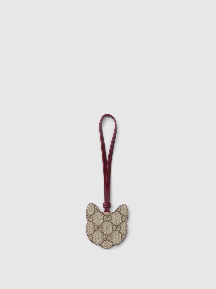 Charm para llavero con monograma de gato y perro
