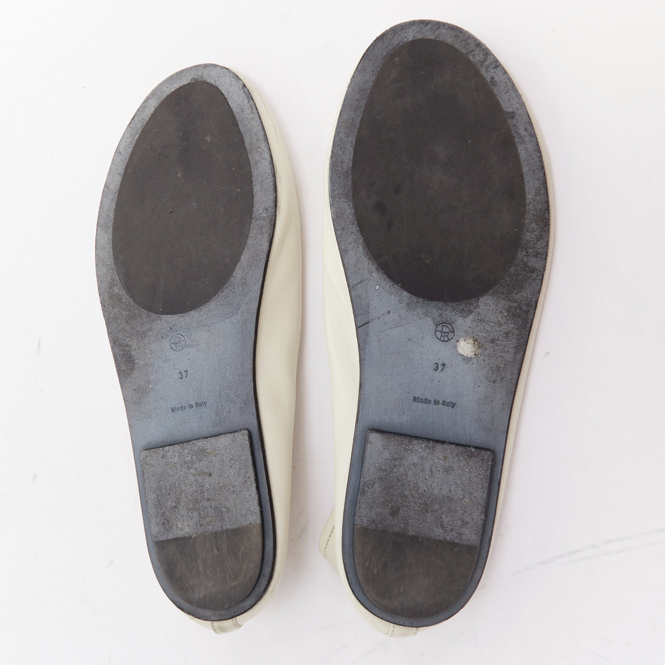 Women's The Row Leather Elastic Ballerina Flats