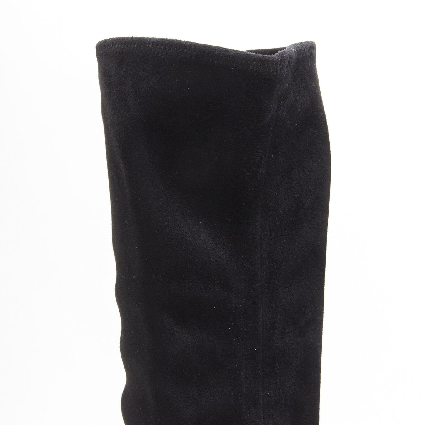 Women's Miu Miu Suede Jewelled Over Knee Boots