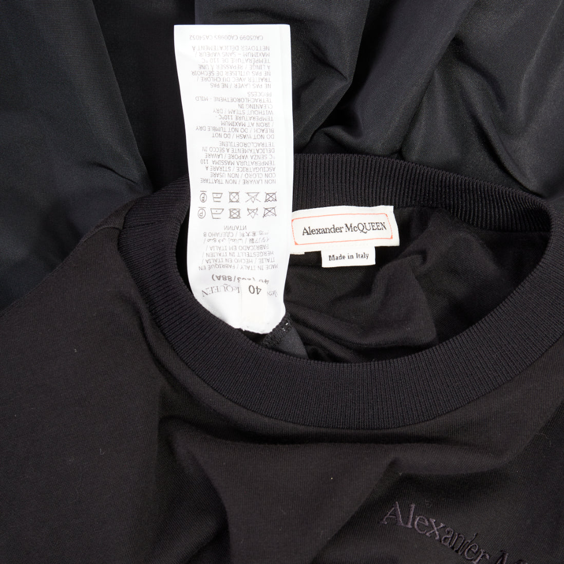 Women's Alexander McQueen back cotton jersey dress