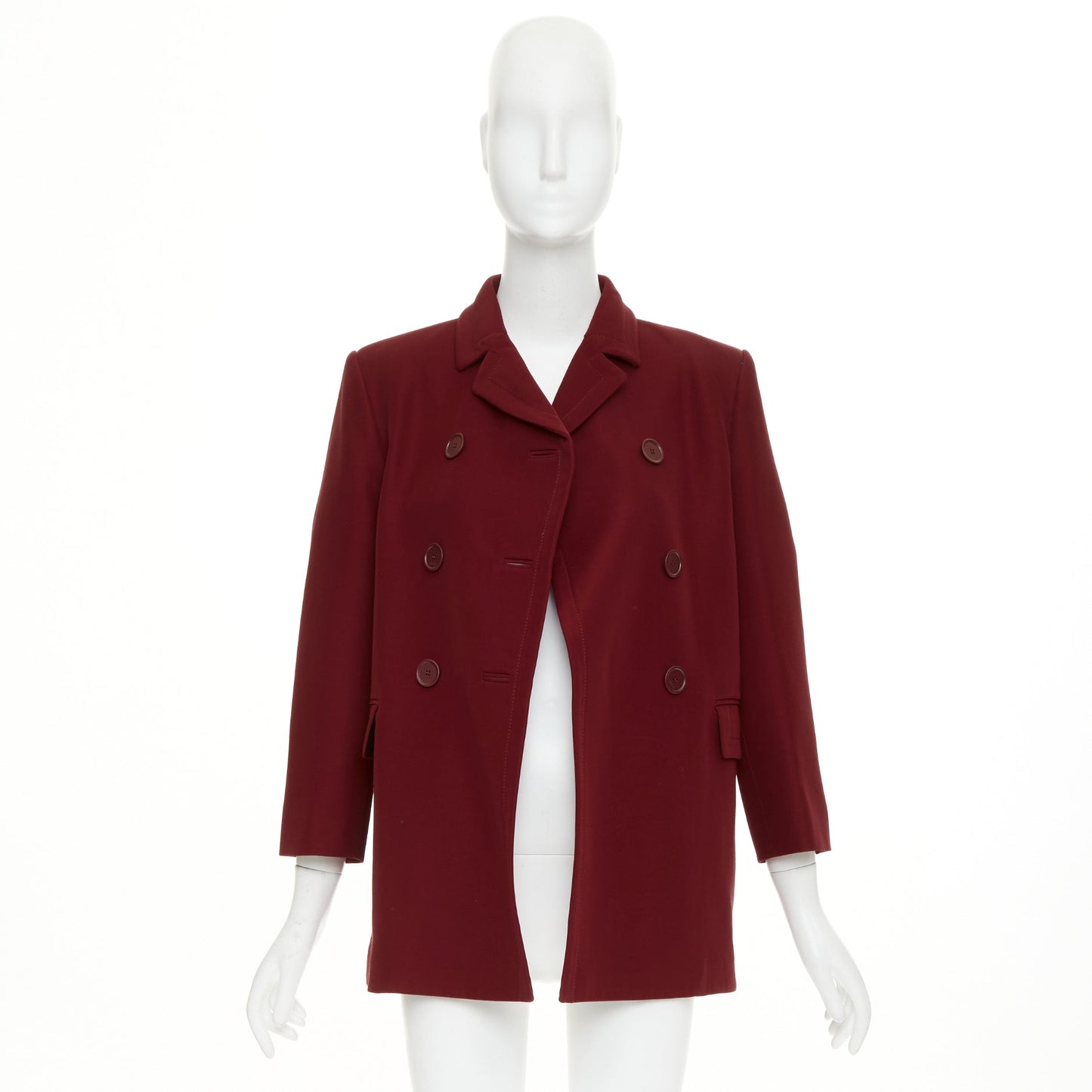 Women's Gucci wool silk cady double breasted jacket