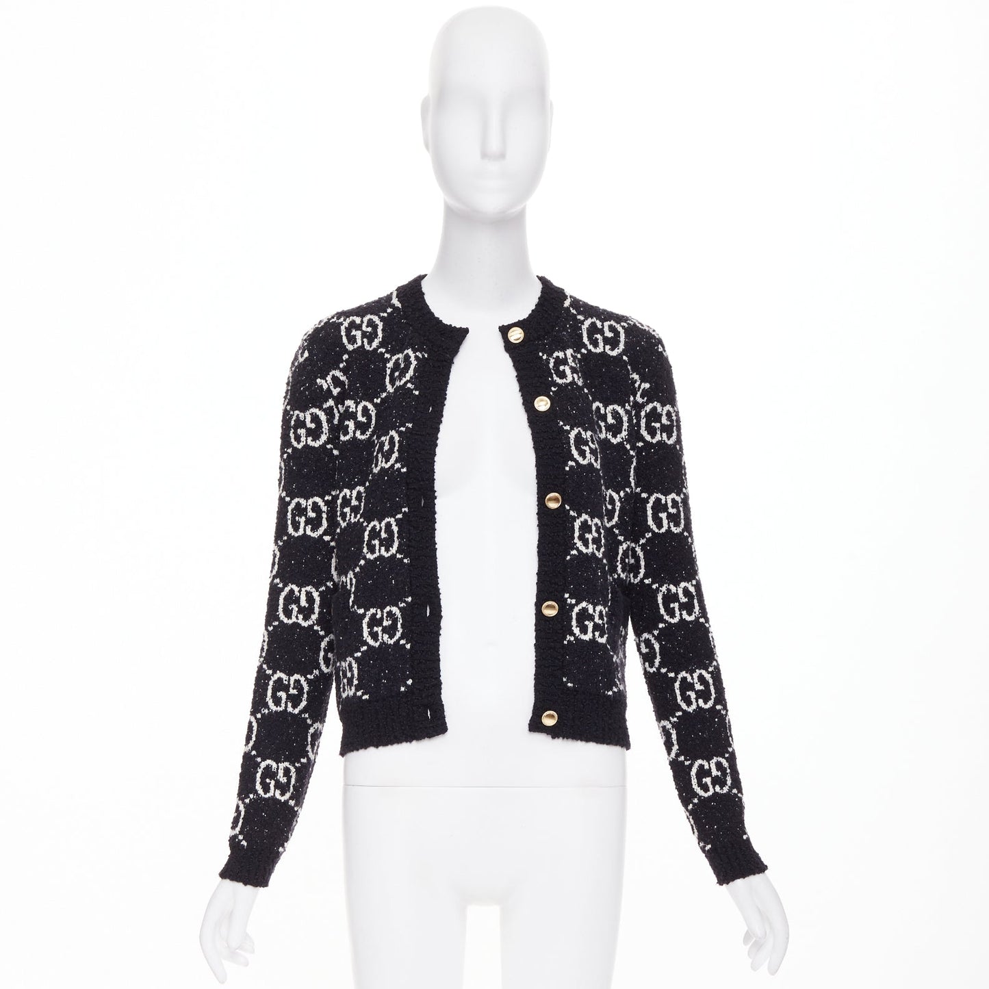 Women's Gucci GG Supreme jacquard cardigan jacket