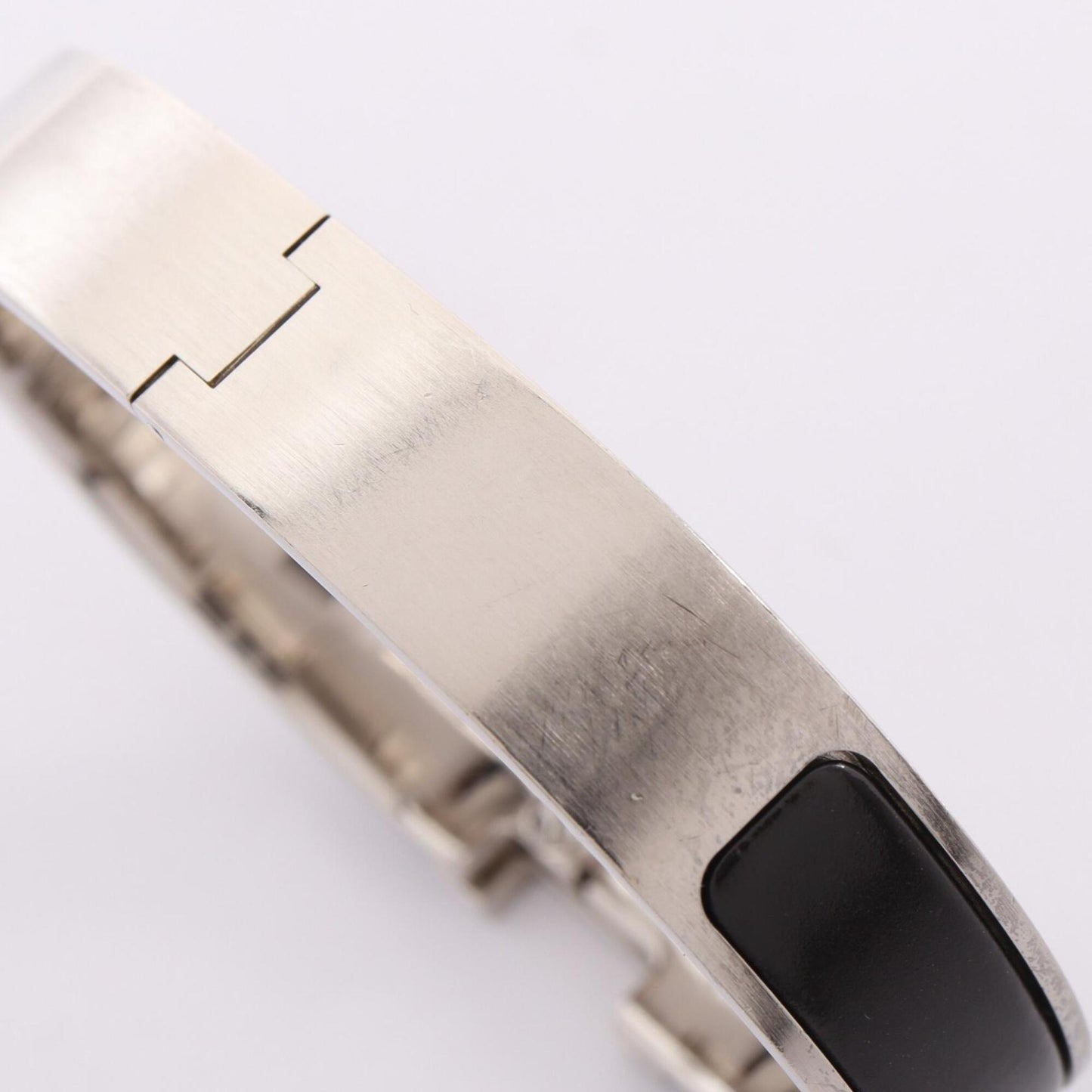 Clic Bangle Enamel and Stainless Steel Bracelet