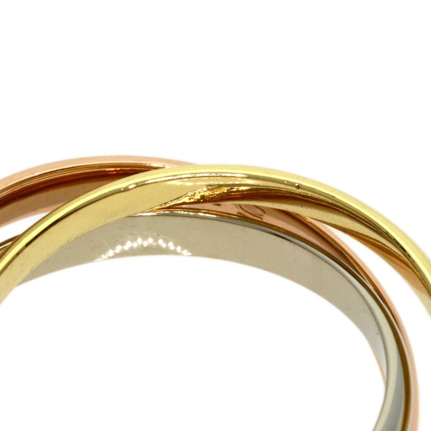 Trinity Ring 18K Yellow Gold and 18K White Gold