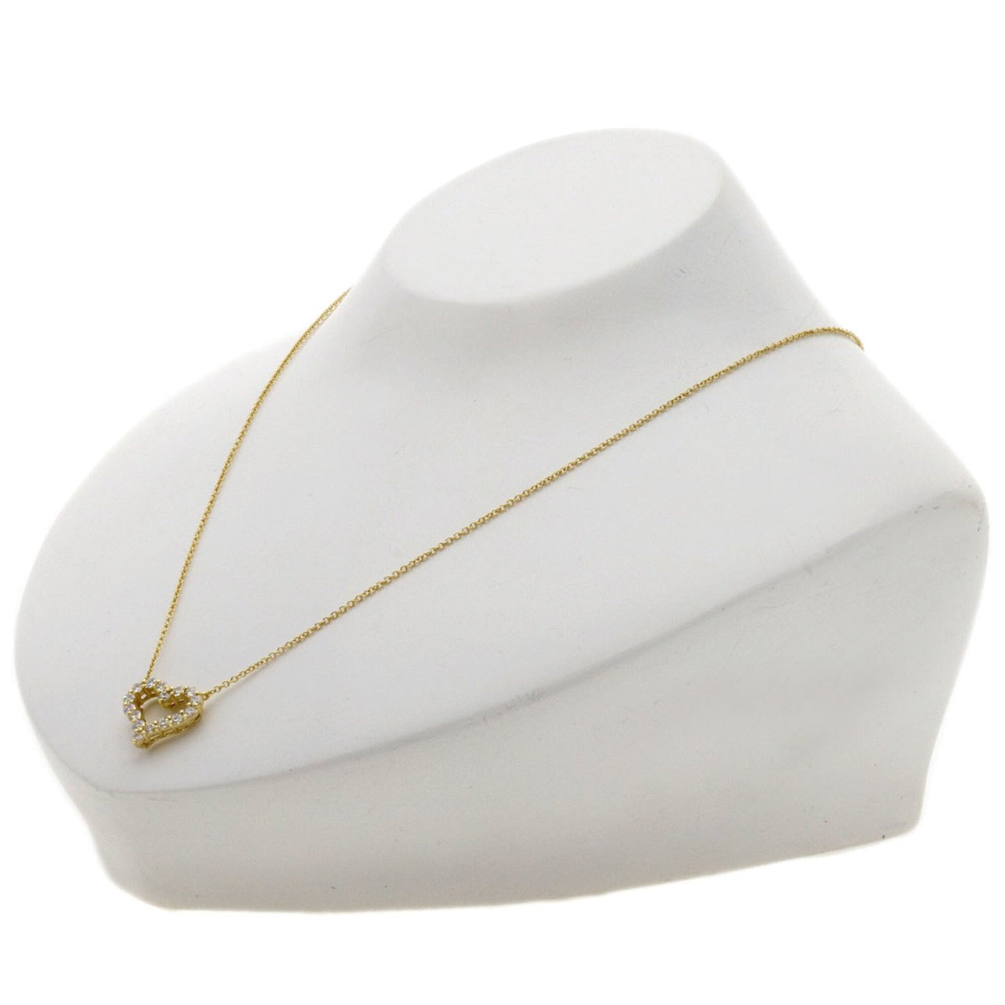 Sentimental Heart Pendant Necklace 18K Yellow Gold