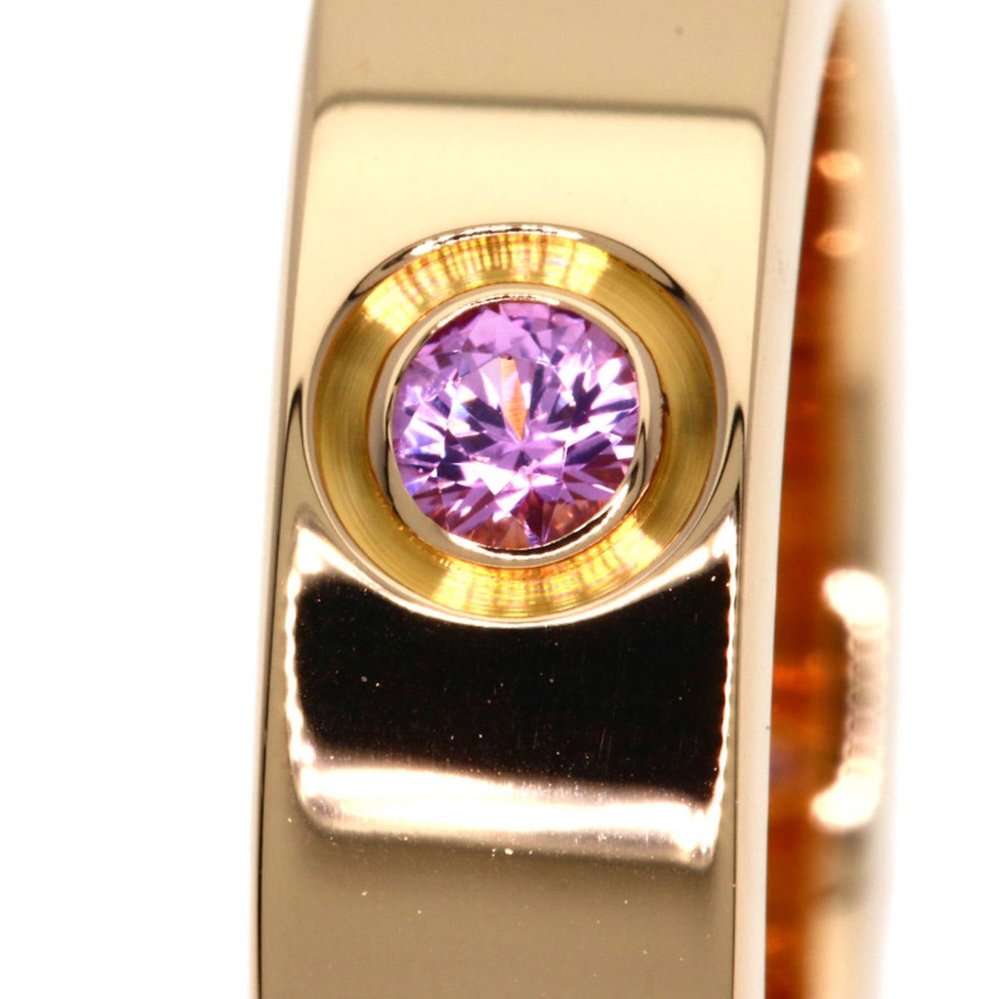 Love Ring 18K Rose Gold with Sapphire