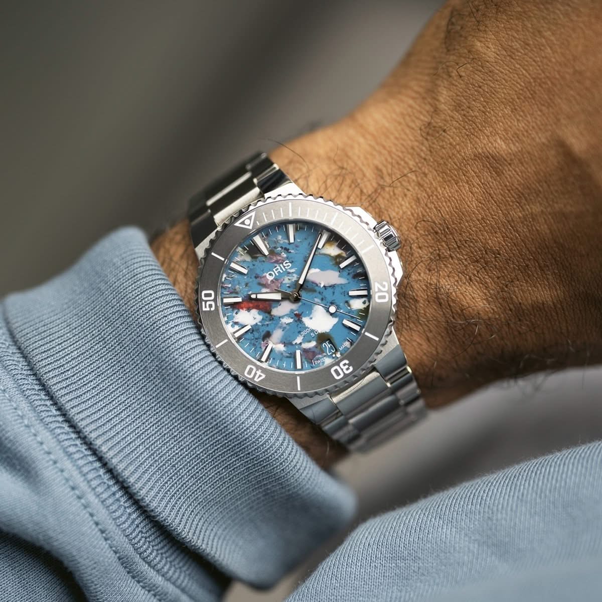 ORIS Aquis Date Upcycle 43.5mm Watch