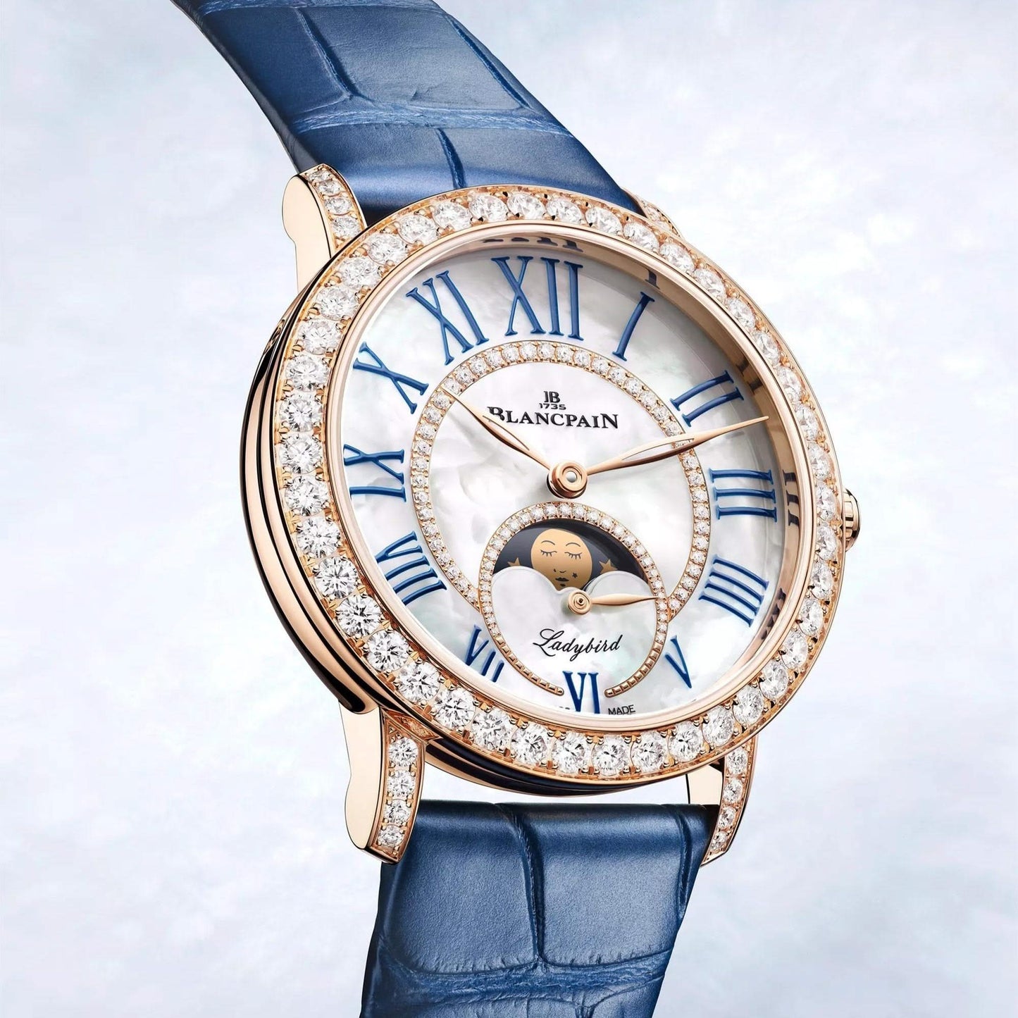 Blancpain Ladybird Colors Phases de Lune 35mm Watch