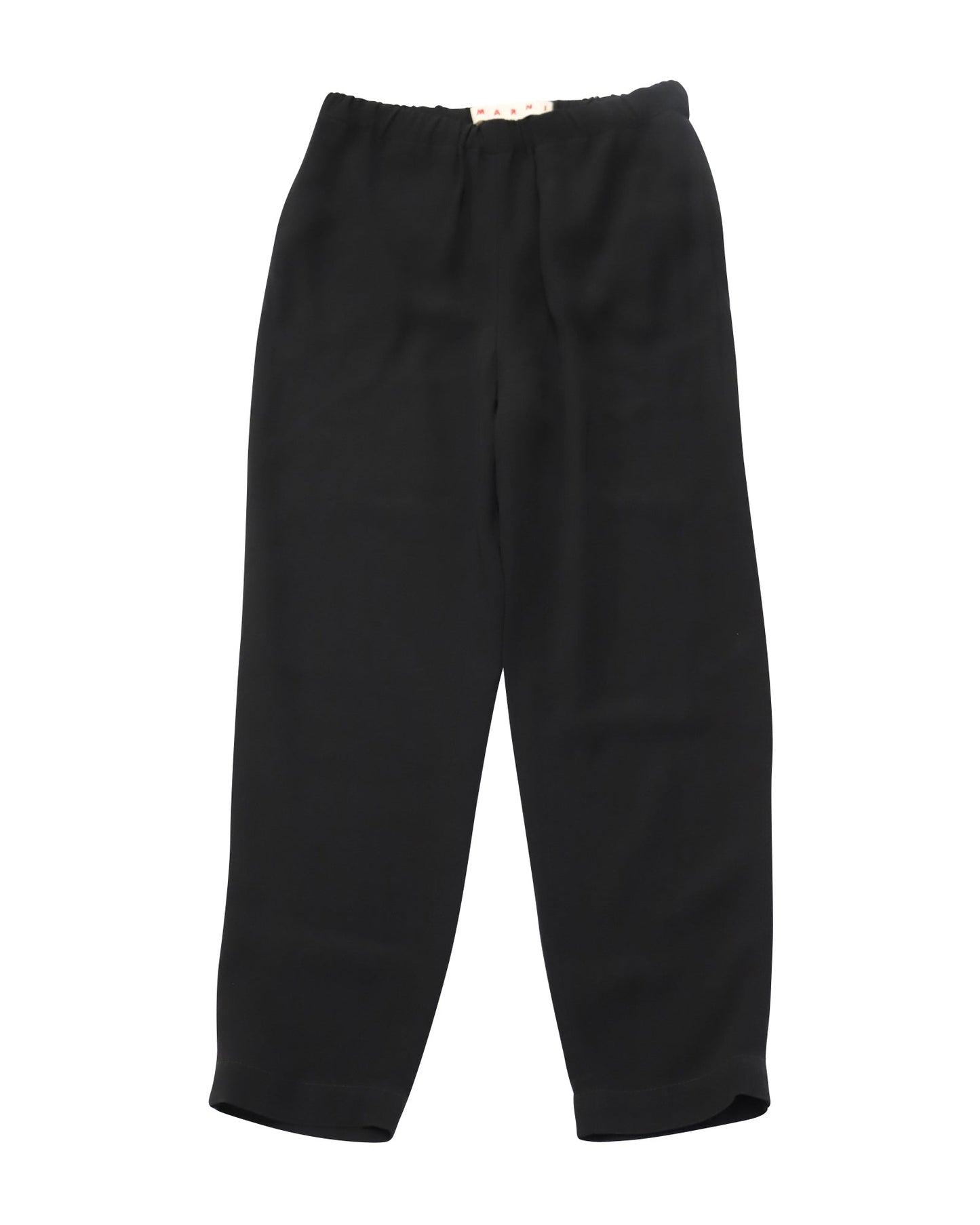 Women's Marni Cropped Pants in Black Viscose