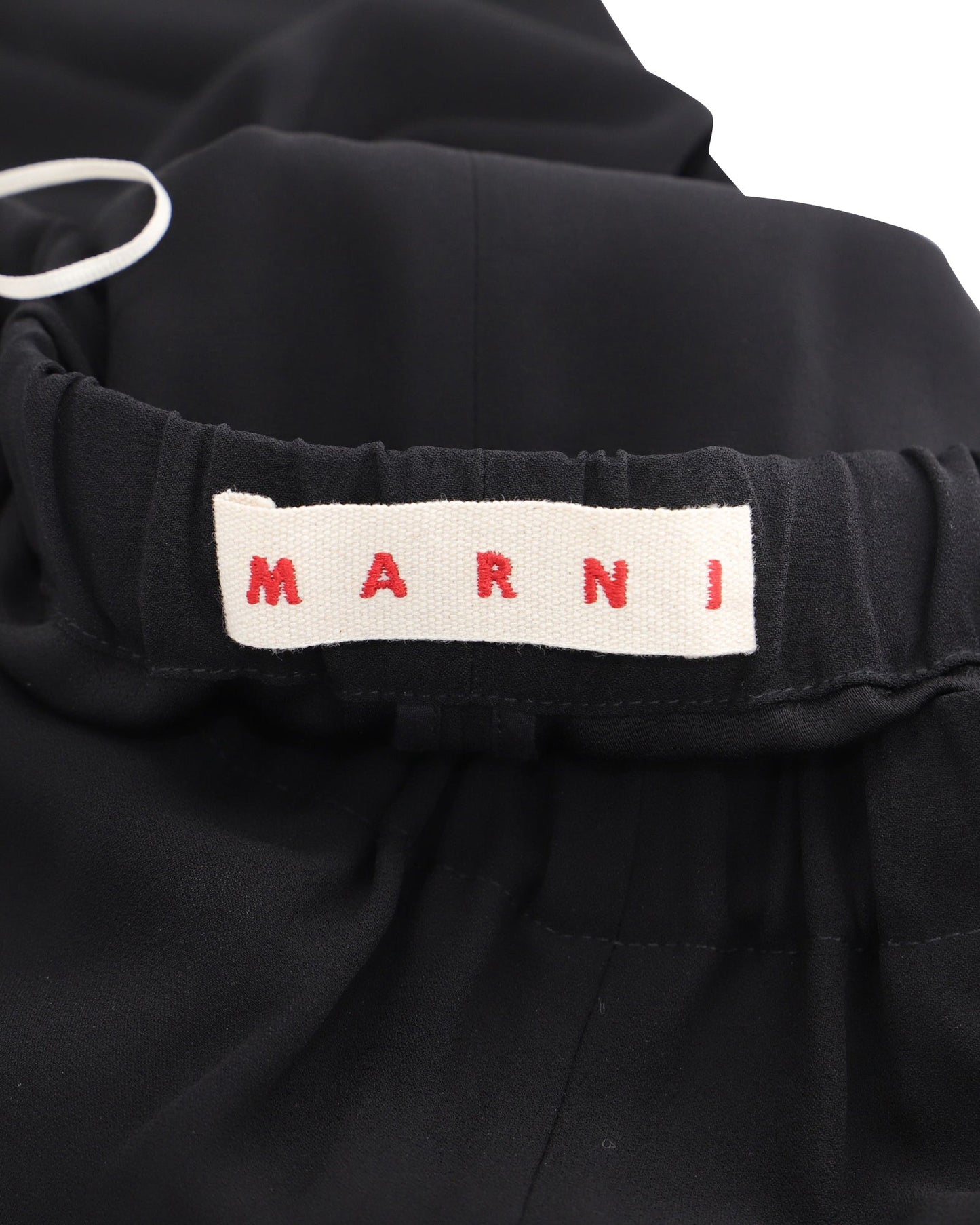 Women's Marni Cropped Pants in Black Viscose