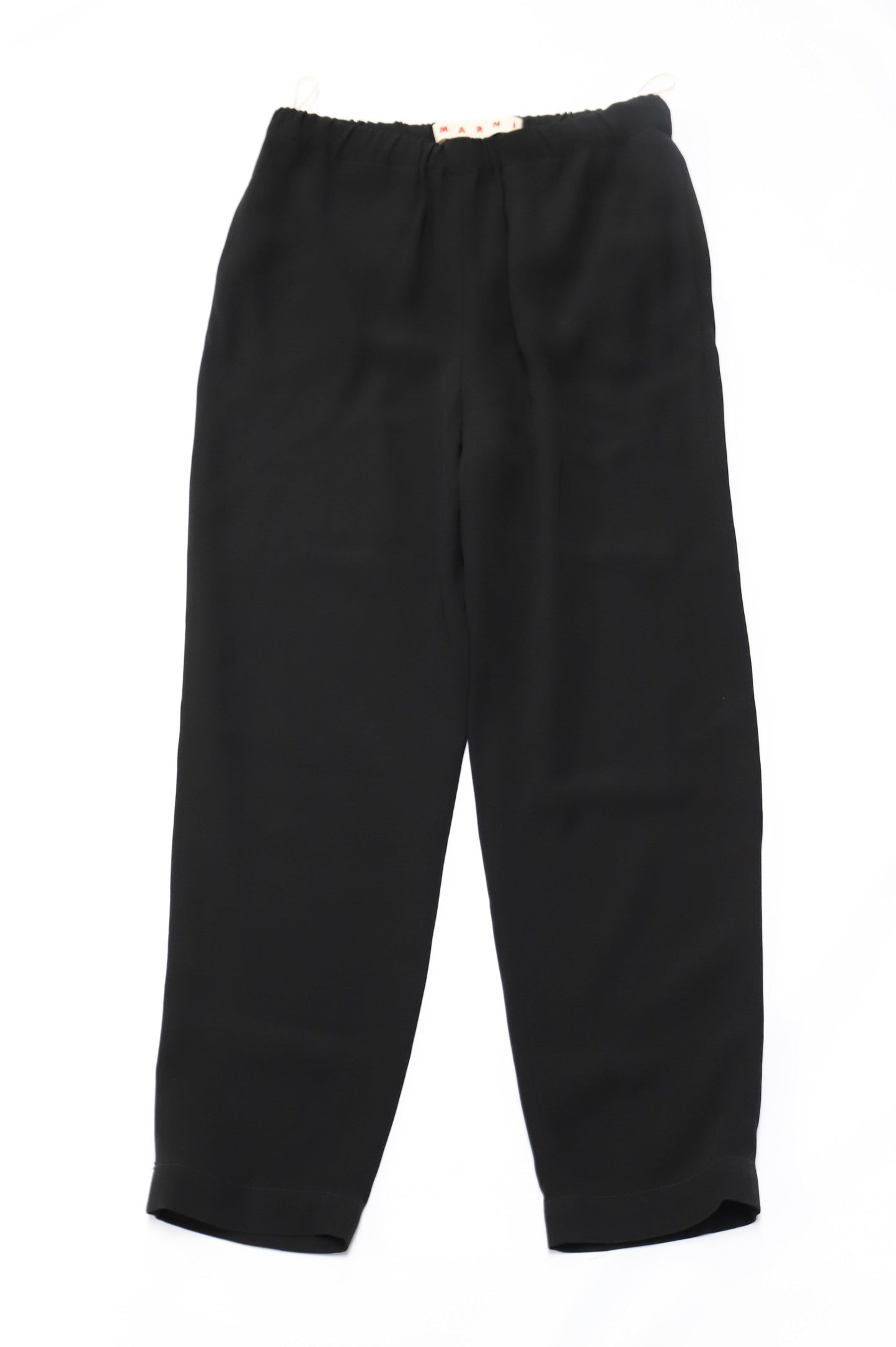 Women's Marni Cropped Pants in Black Viscose