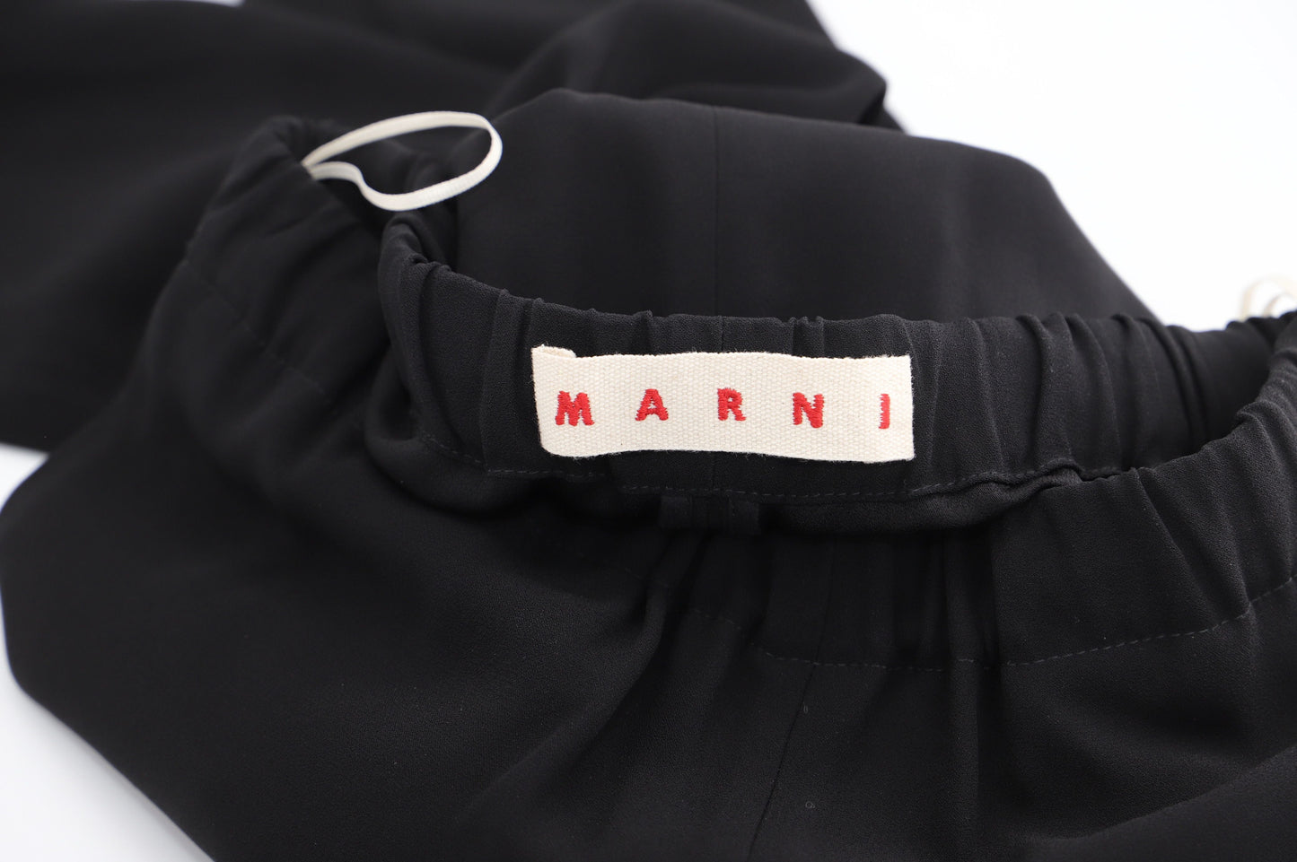 Women's Marni Cropped Pants in Black Viscose