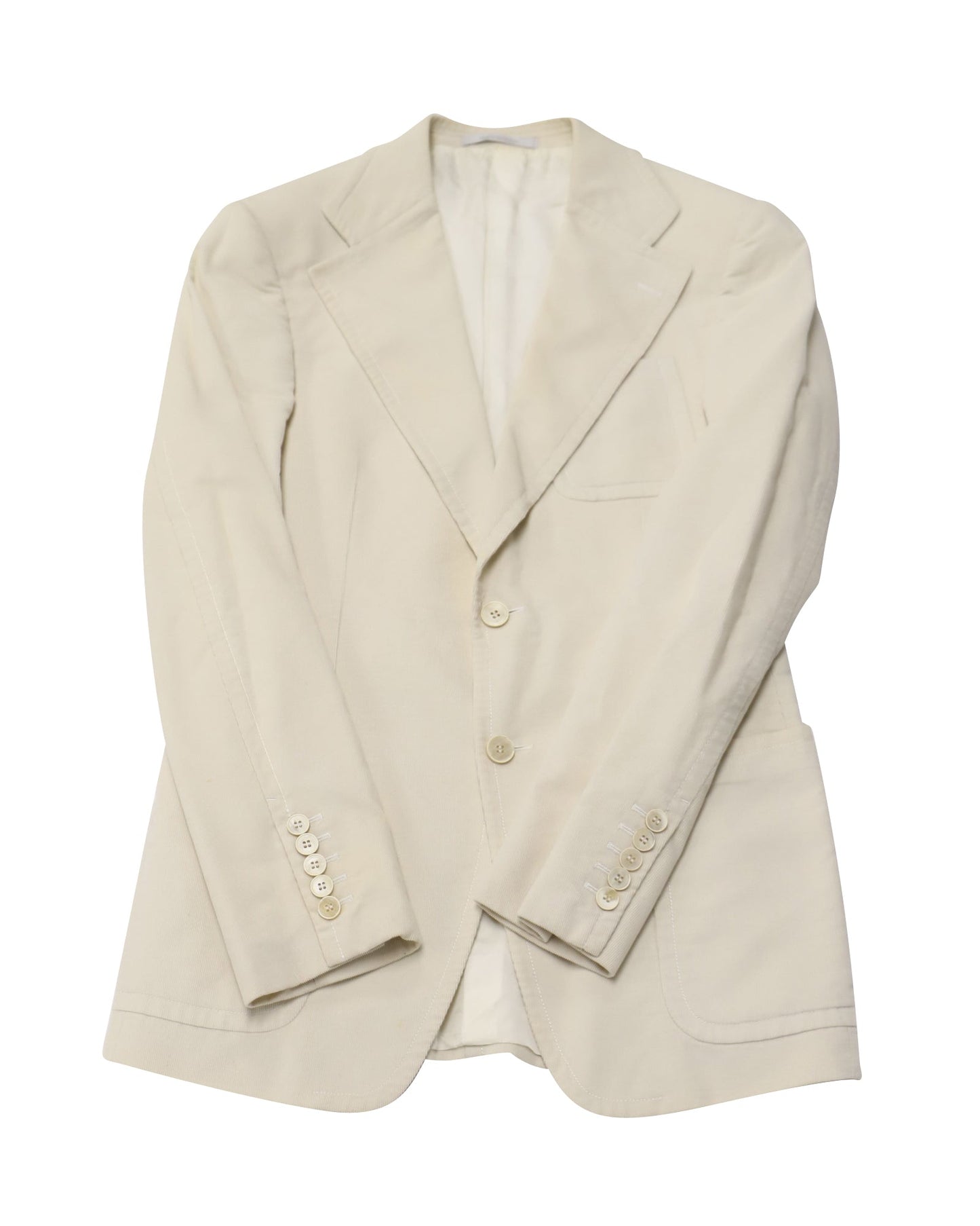 Men's Gucci Corduroy Blazer in Ivory Cotton