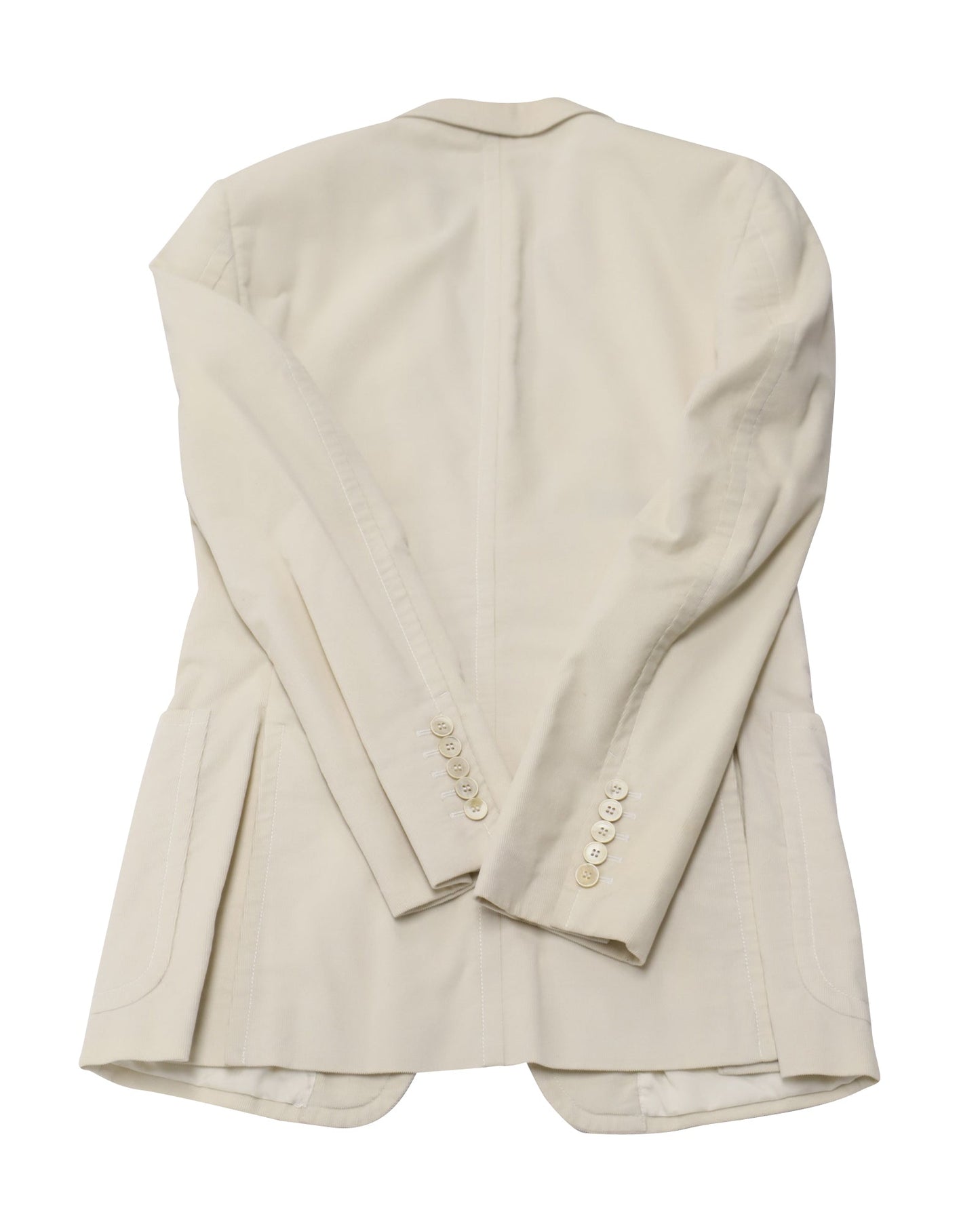 Men's Gucci Corduroy Blazer in Ivory Cotton