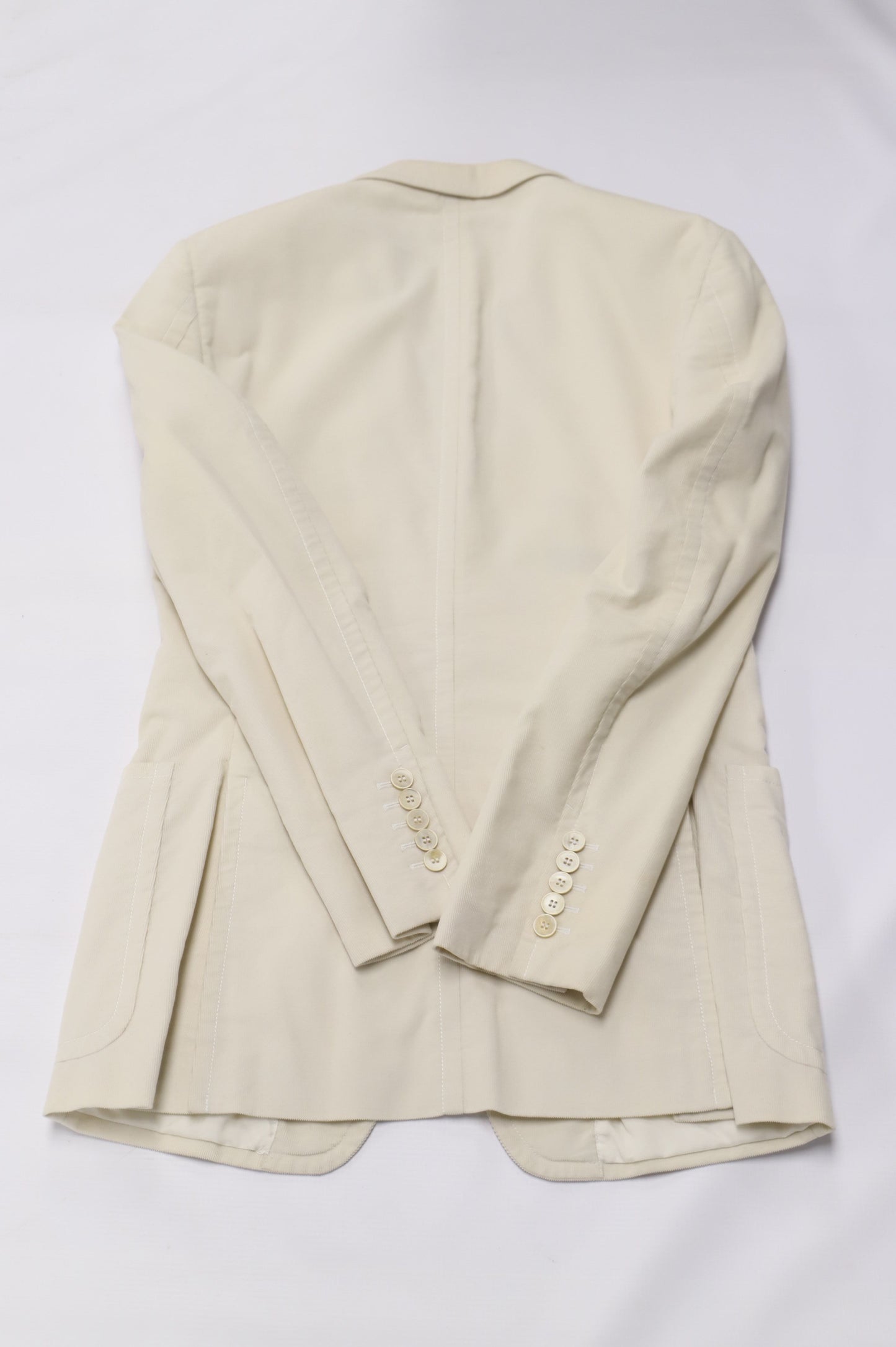 Men's Gucci Corduroy Blazer in Ivory Cotton