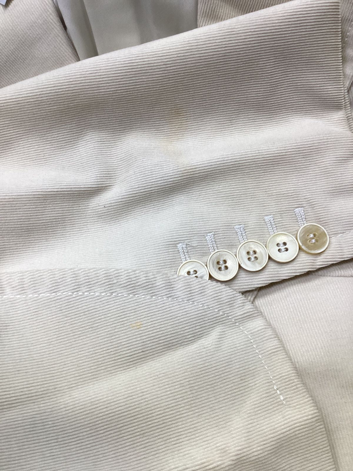Men's Gucci Corduroy Blazer in Ivory Cotton