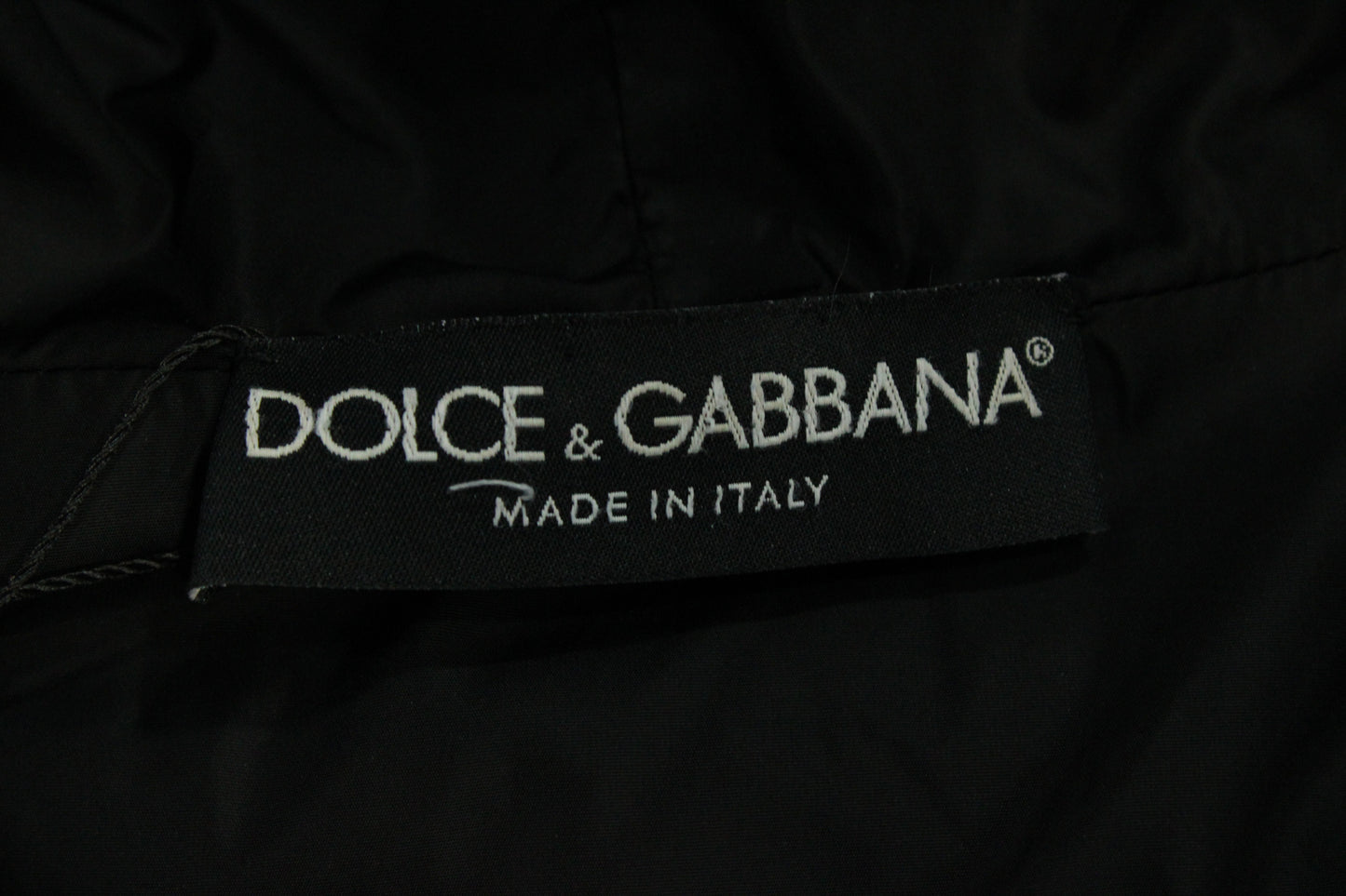 Men's Dolce & Gabbana Hooded Bomber Jacket in Black Polyamide