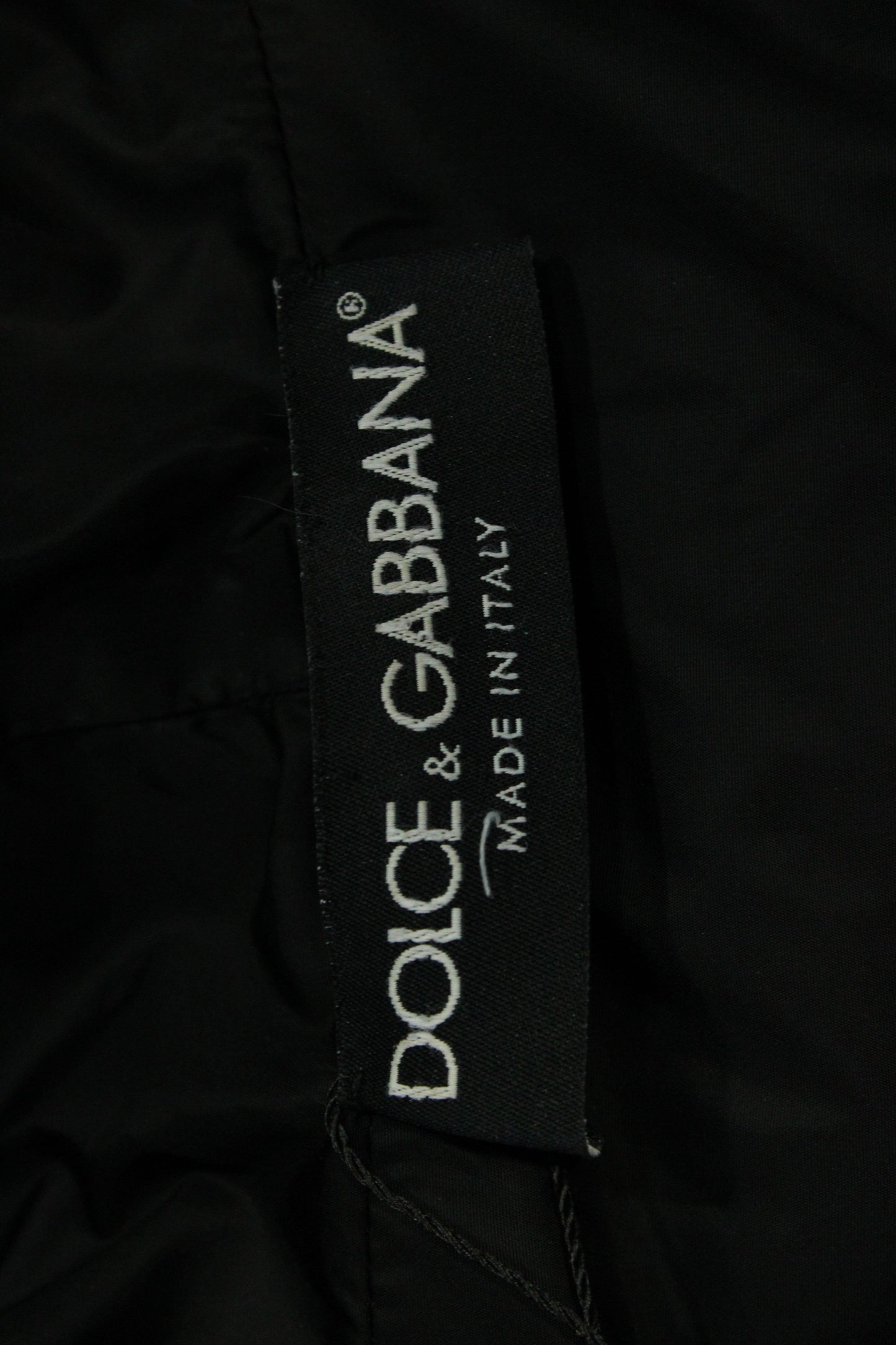 Men's Dolce & Gabbana Hooded Bomber Jacket in Black Polyamide