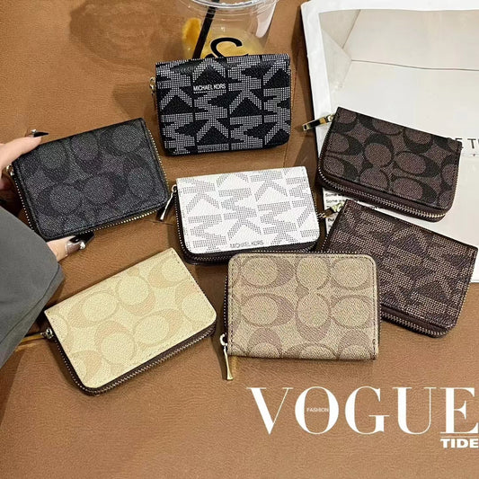 Colección de carteras con cremallera inspiradas en MK y CO de lujo