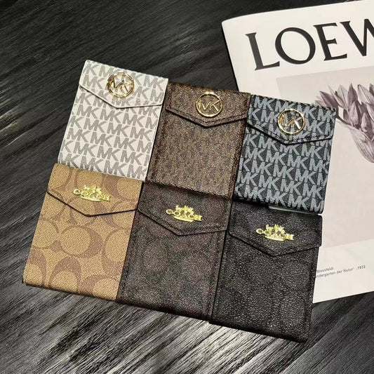 Carteras con tarjetero con monograma inspiradas en MK & CO de lujo