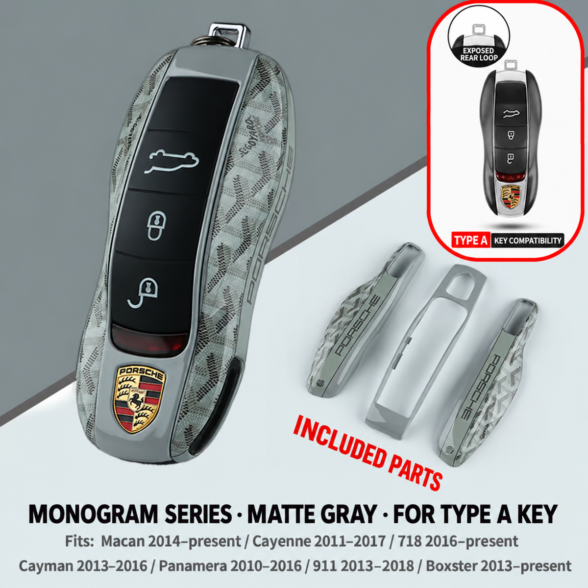Luxury Car Key Cover-PORSCHE
