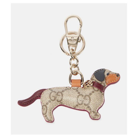 Charm para llavero con monograma de gato y perro