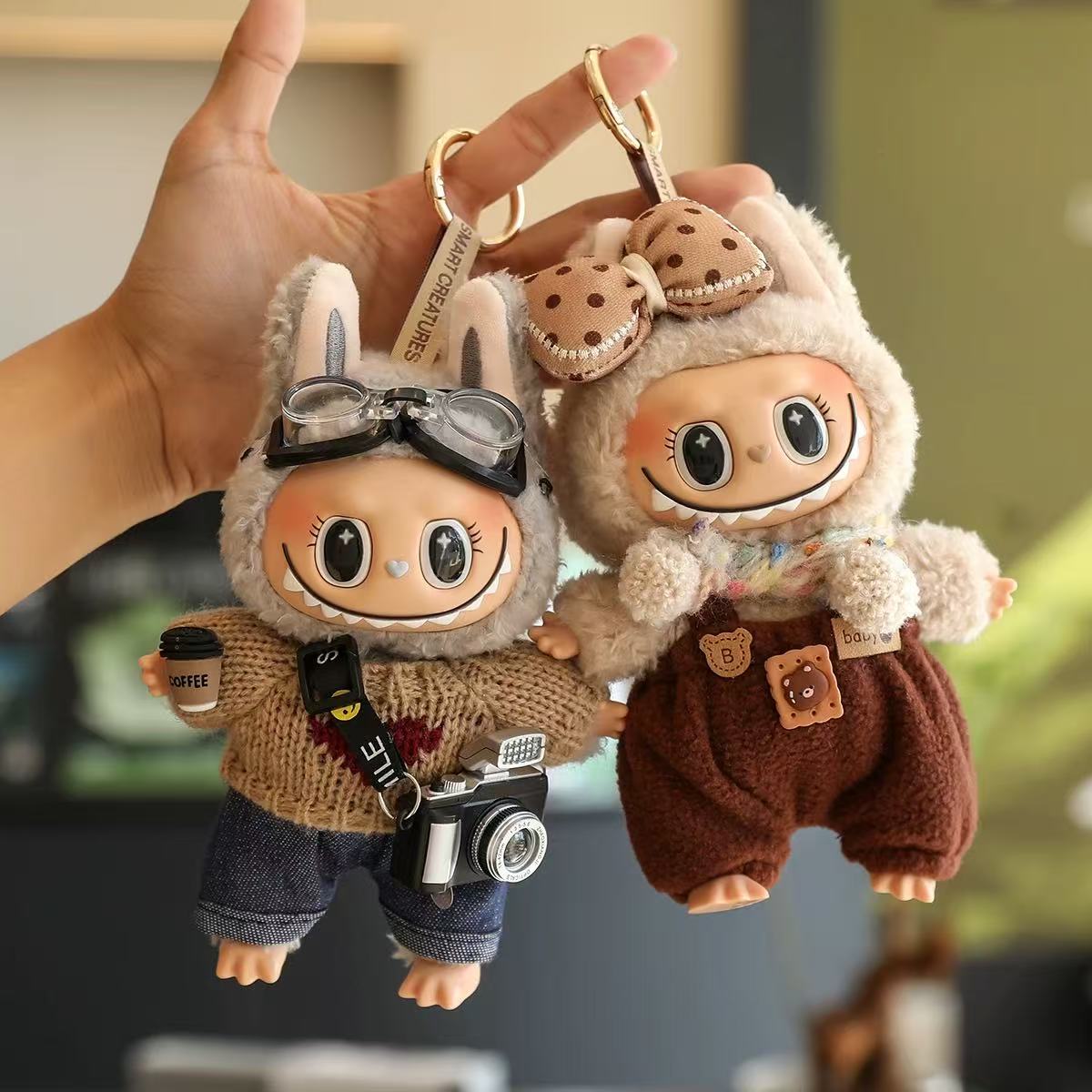 ¡Paquete de colección Labubu! Demasiado lindos para manejarlos: ¡abríguelos!