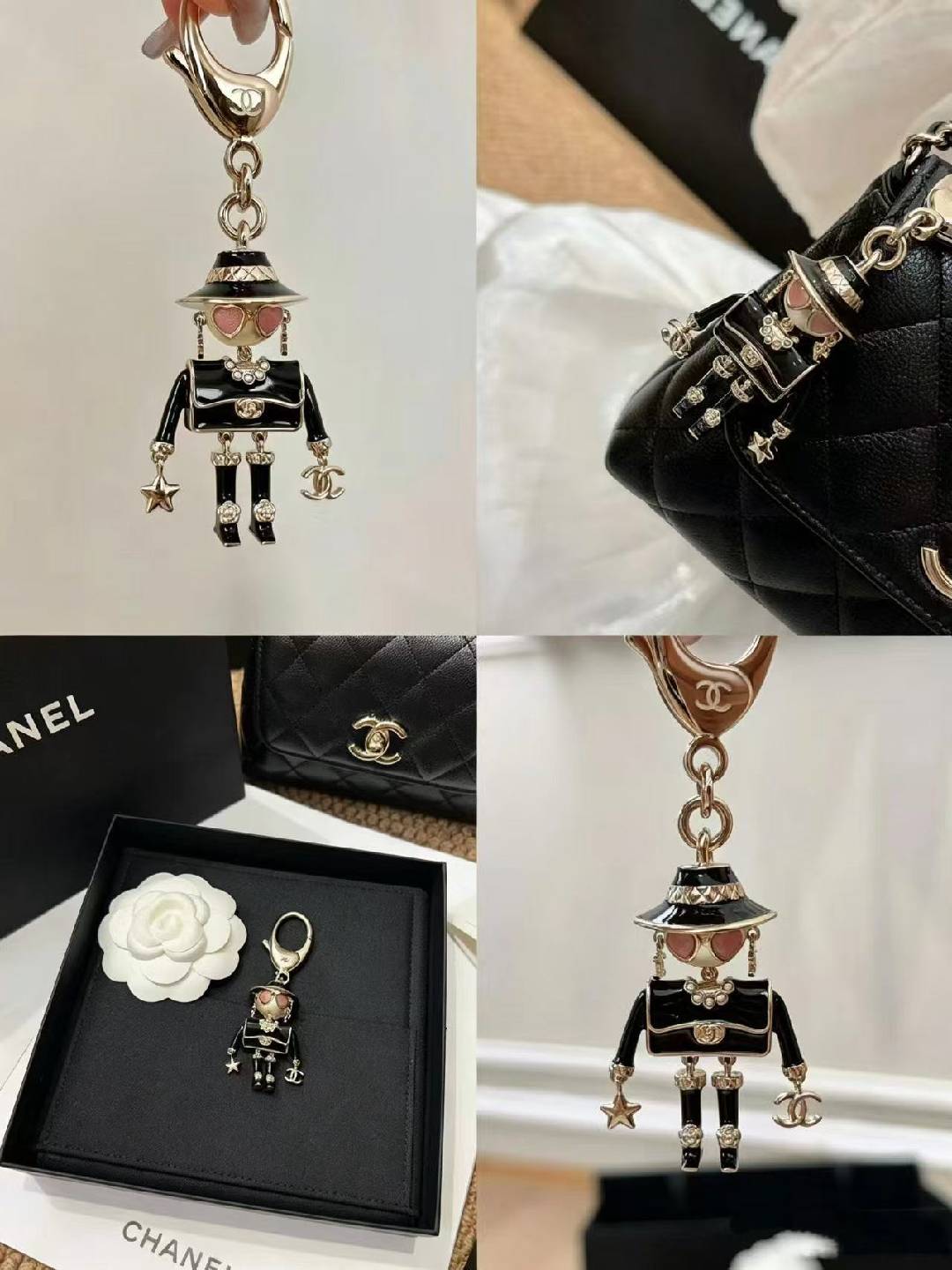 Chanel 26B Colgante para bolso de muñeca Robot Gabrielle