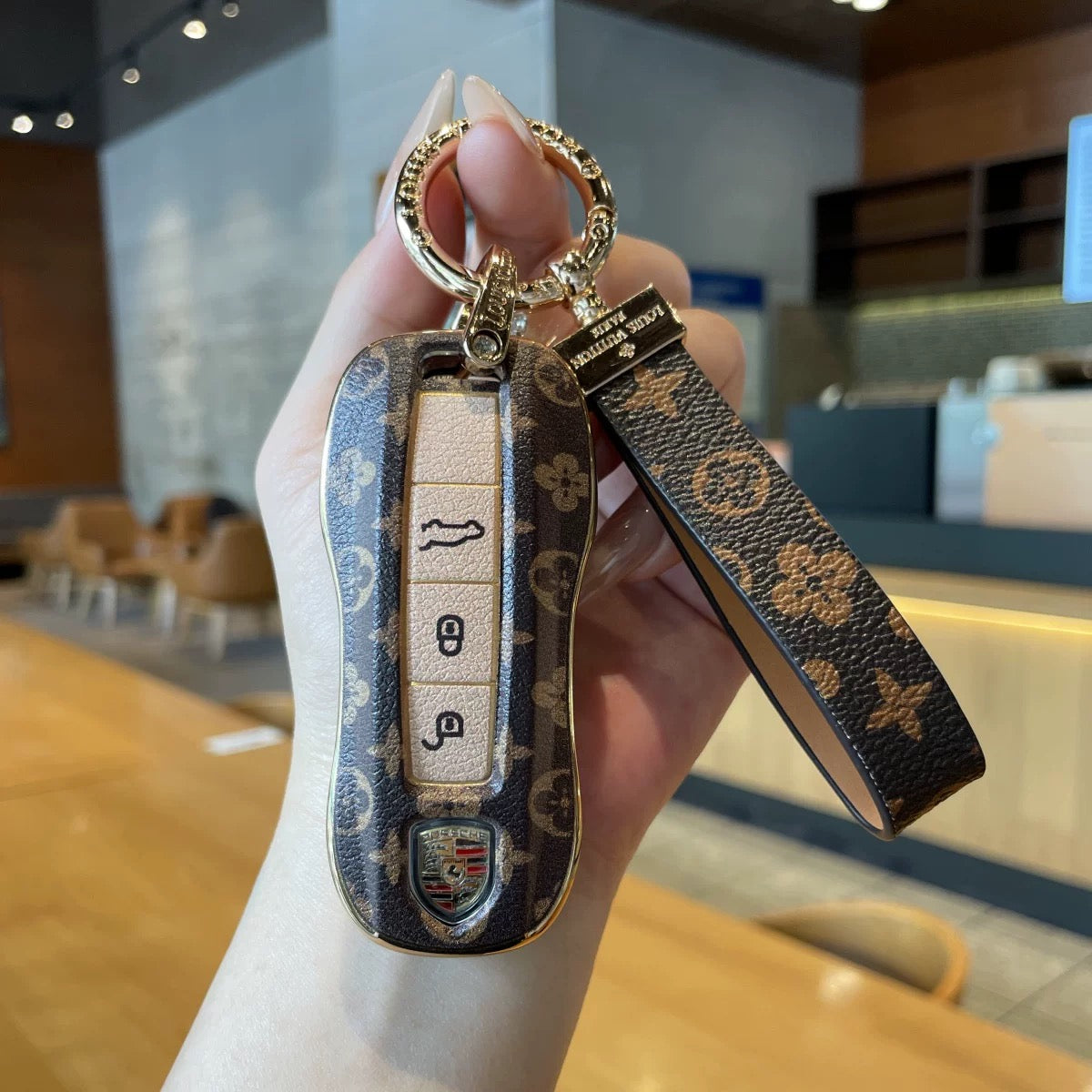 Luxury Car Keychain-Porsche