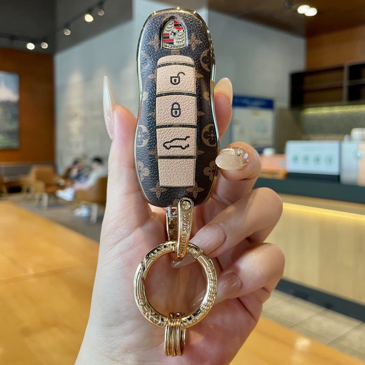 Luxury Car Keychain-Porsche