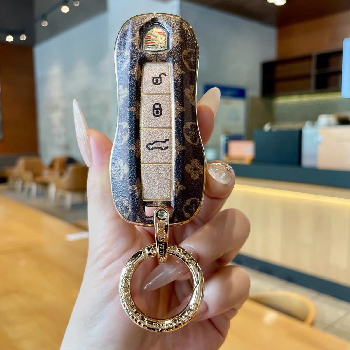 Luxury Car Keychain-Porsche