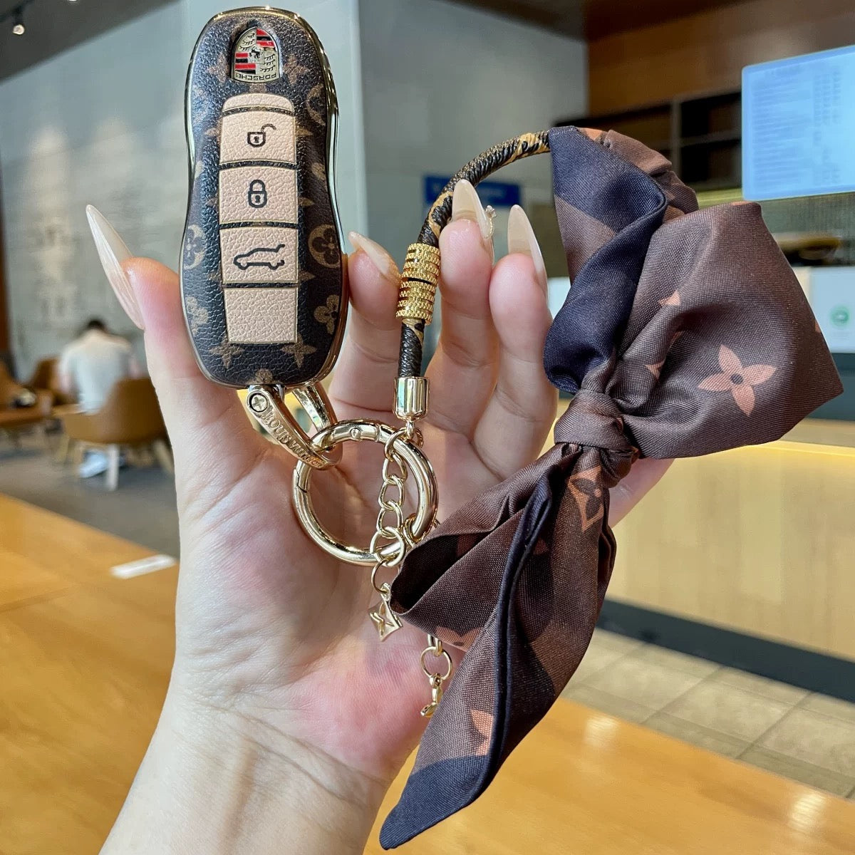 Luxury Car Keychain-Porsche