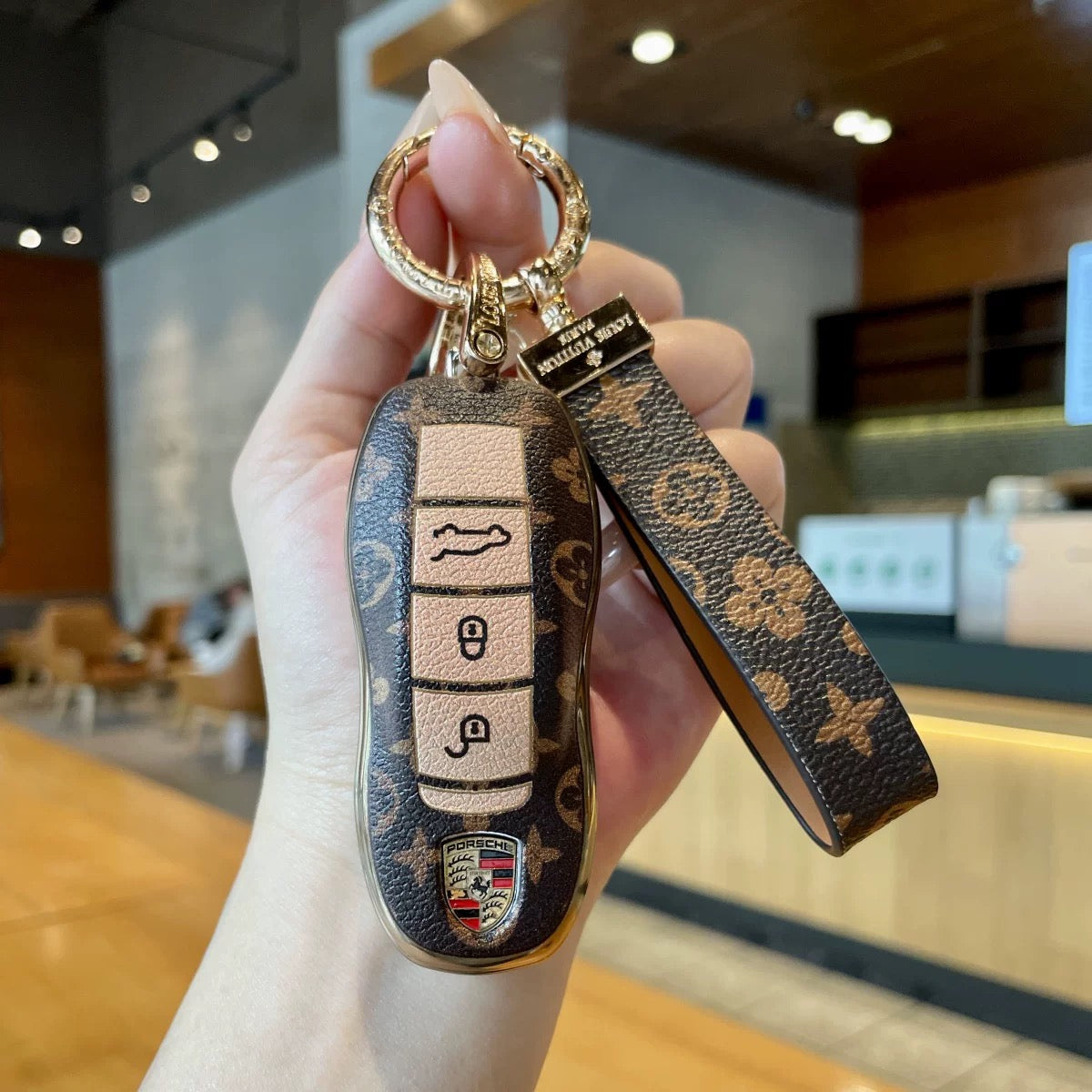 Luxury Car Keychain-Porsche
