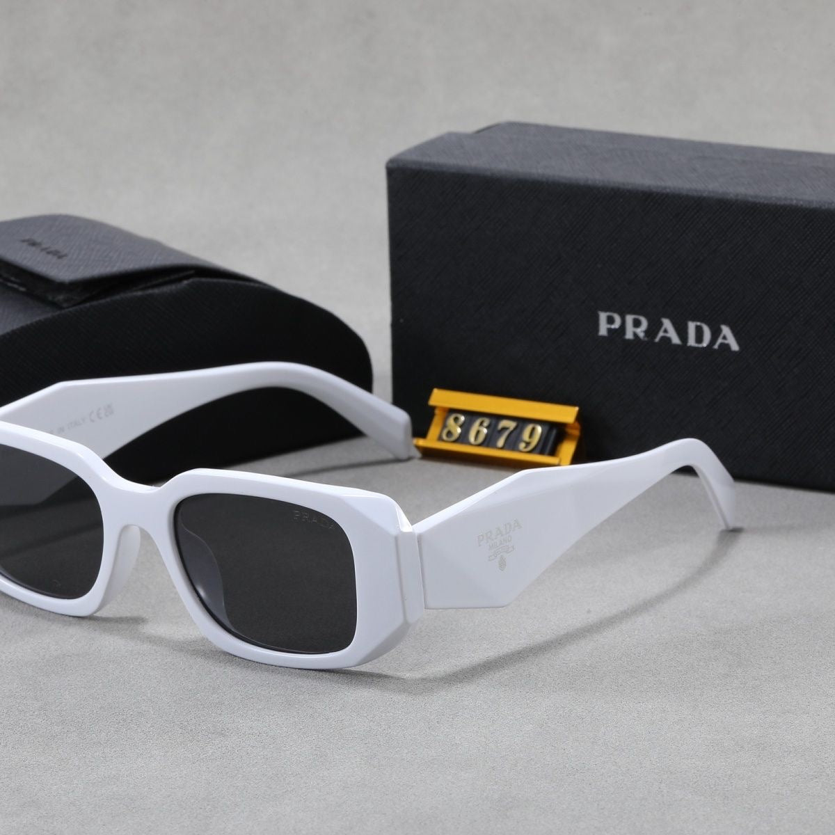 Gafas de sol unisex retro poligonales 8251