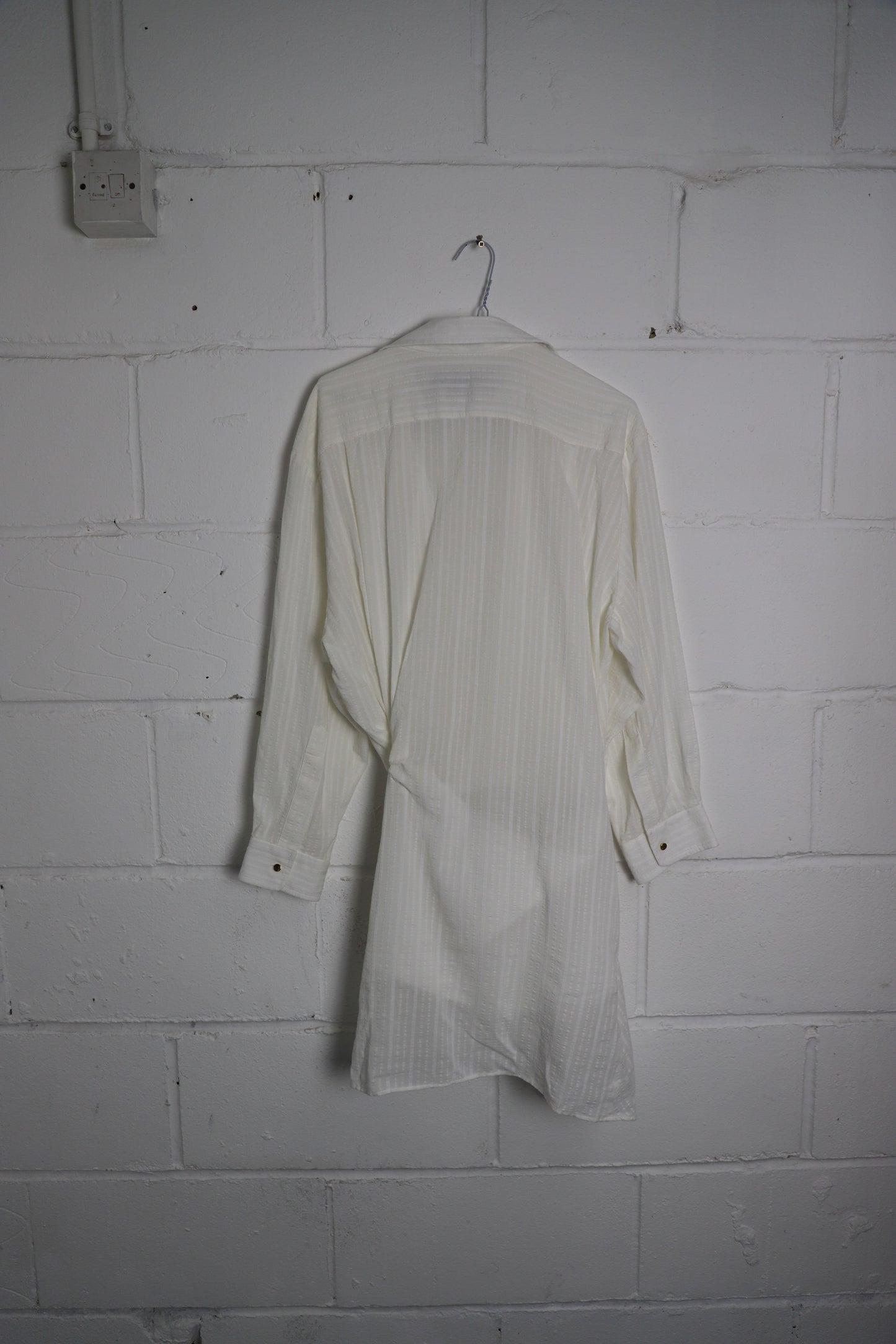 Women's Jacquemus  La Robe Bahia Dress in White Cotton Linen