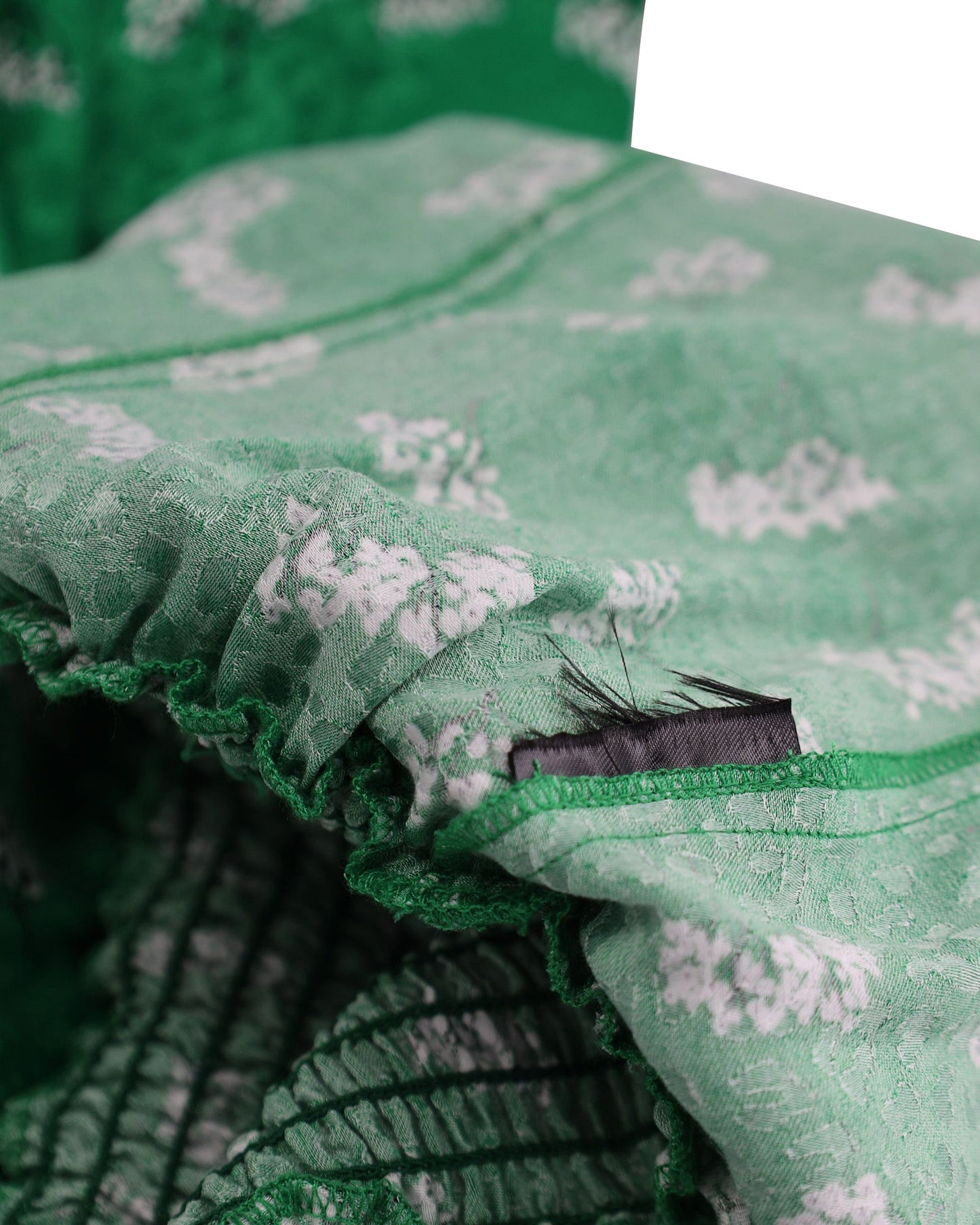 Women's Maje Printed Jumpsuit in Green Viscose