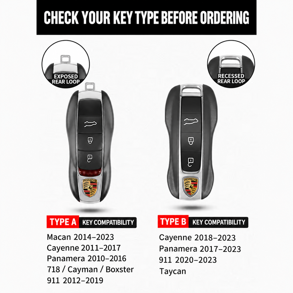 Luxury Car Key Cover-PORSCHE