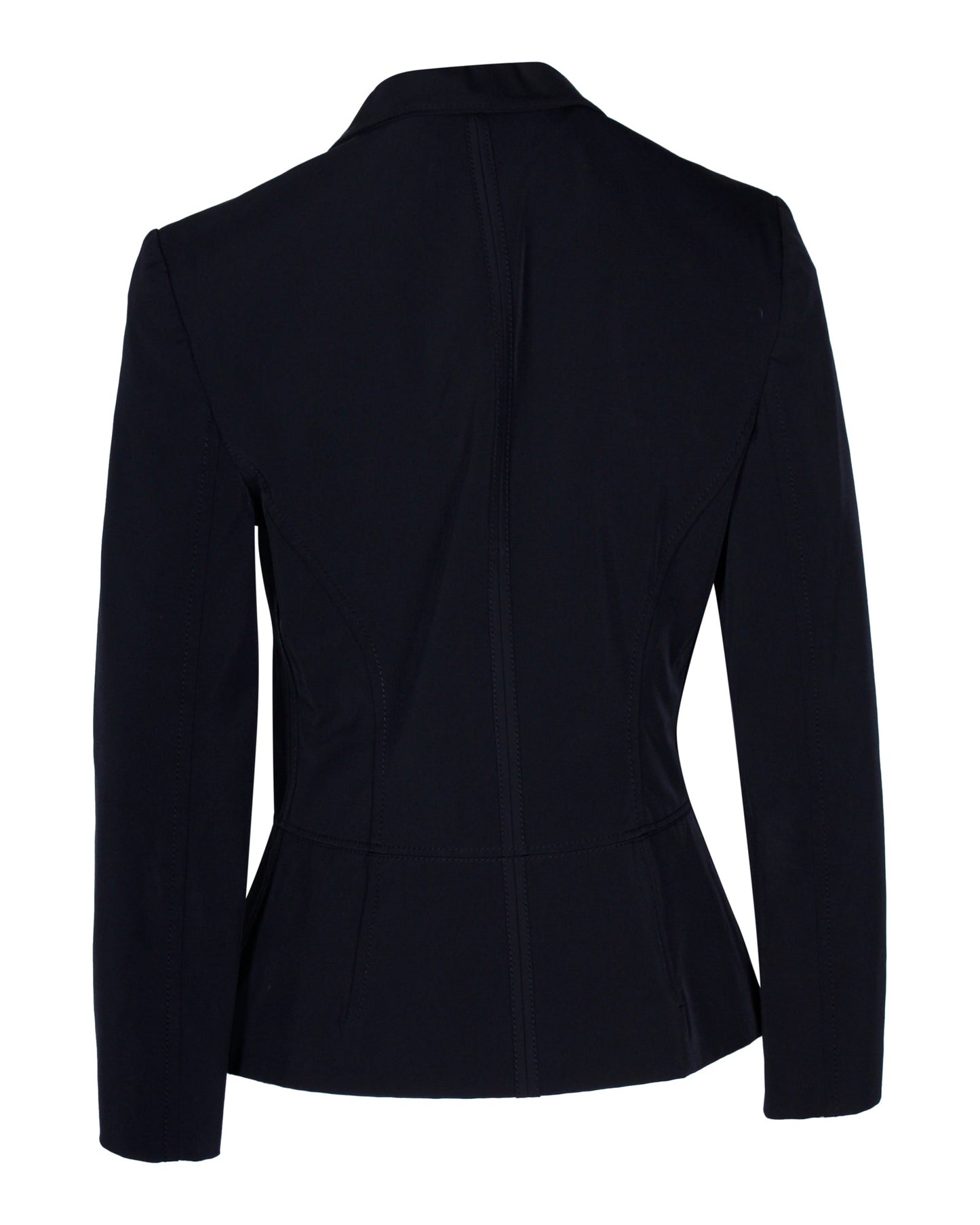 Women's Prada Single-Breasted Blazer in Black Polyester