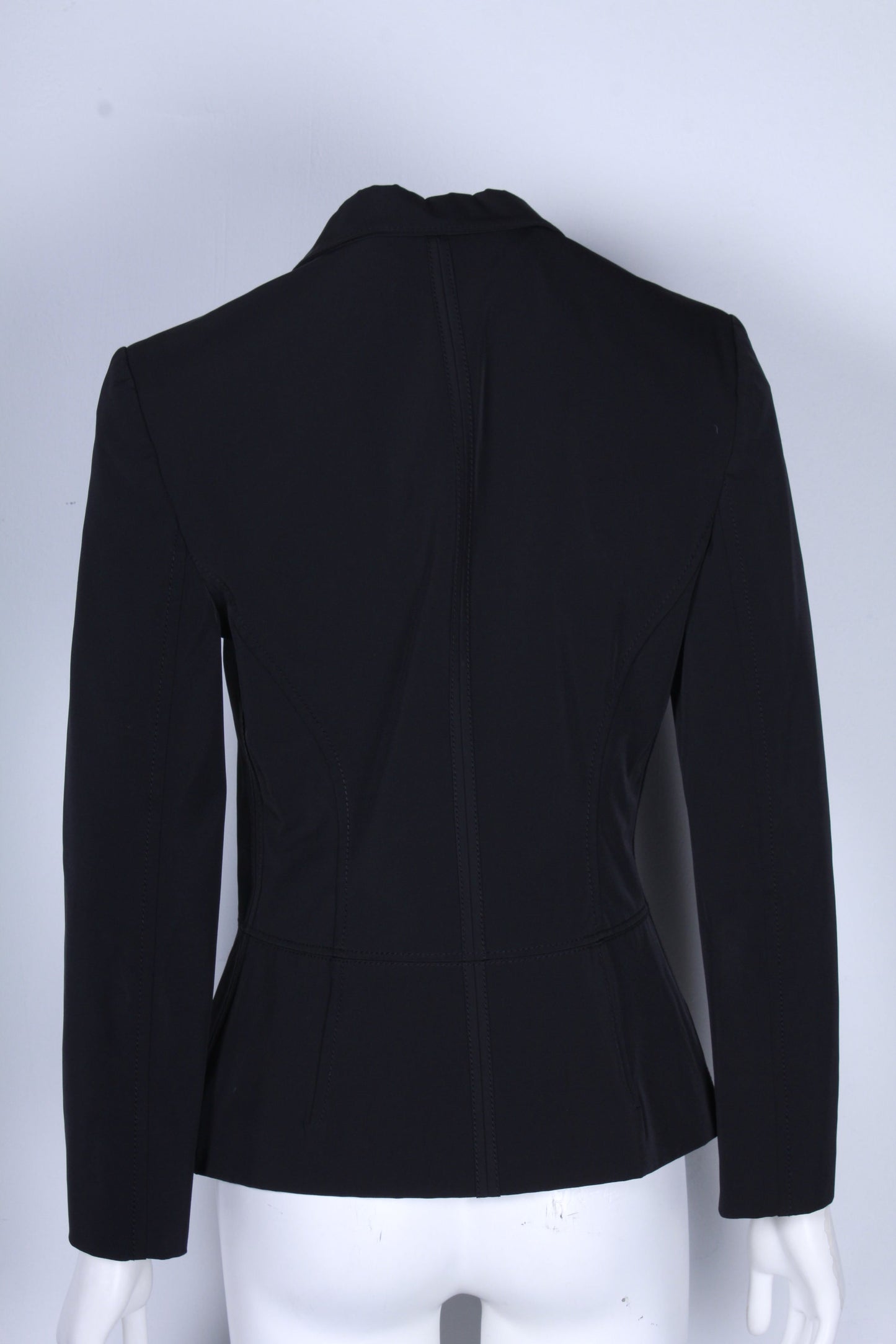 Women's Prada Single-Breasted Blazer in Black Polyester