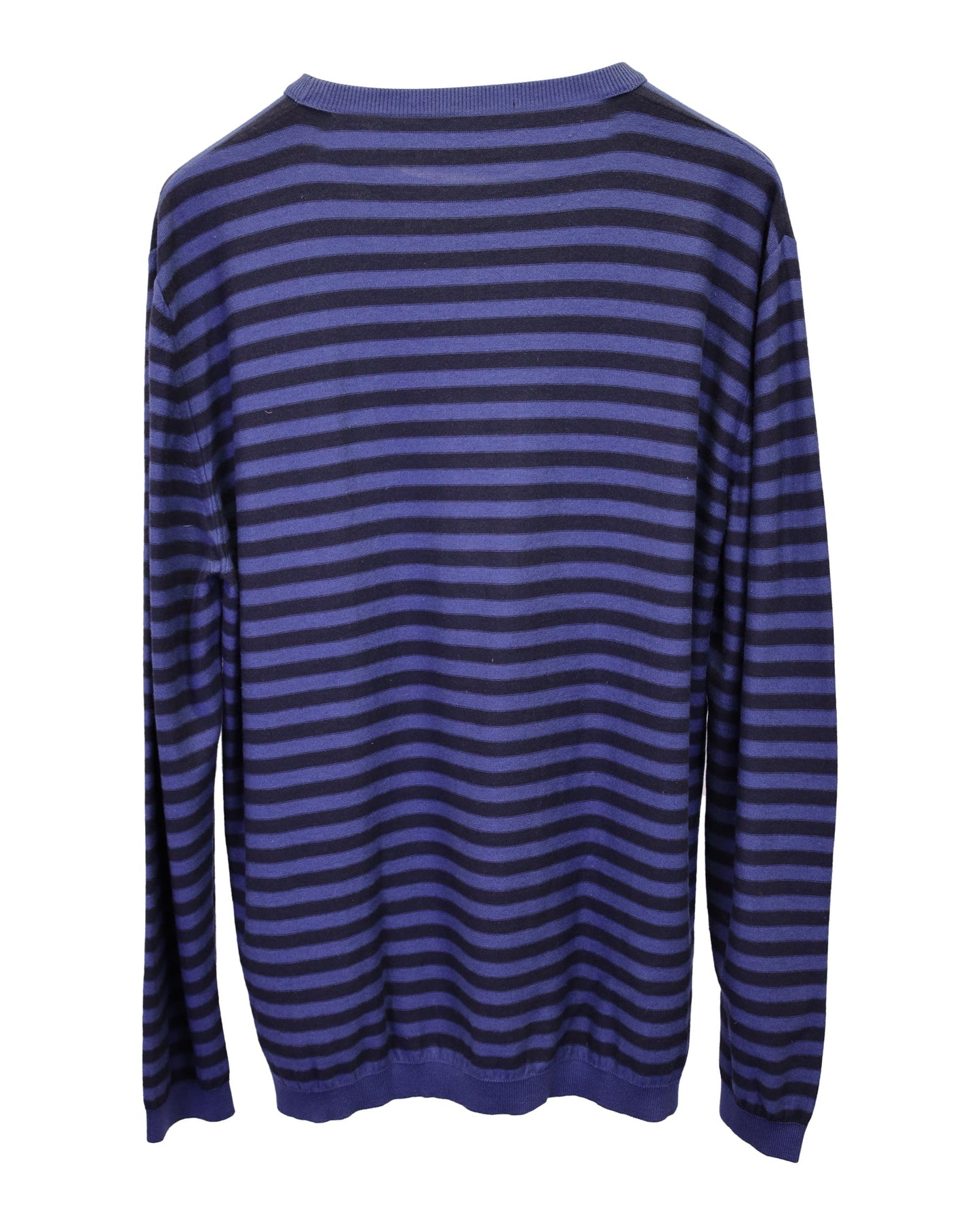 Men's Fendi Stripe Sweater in Blue Cashmere