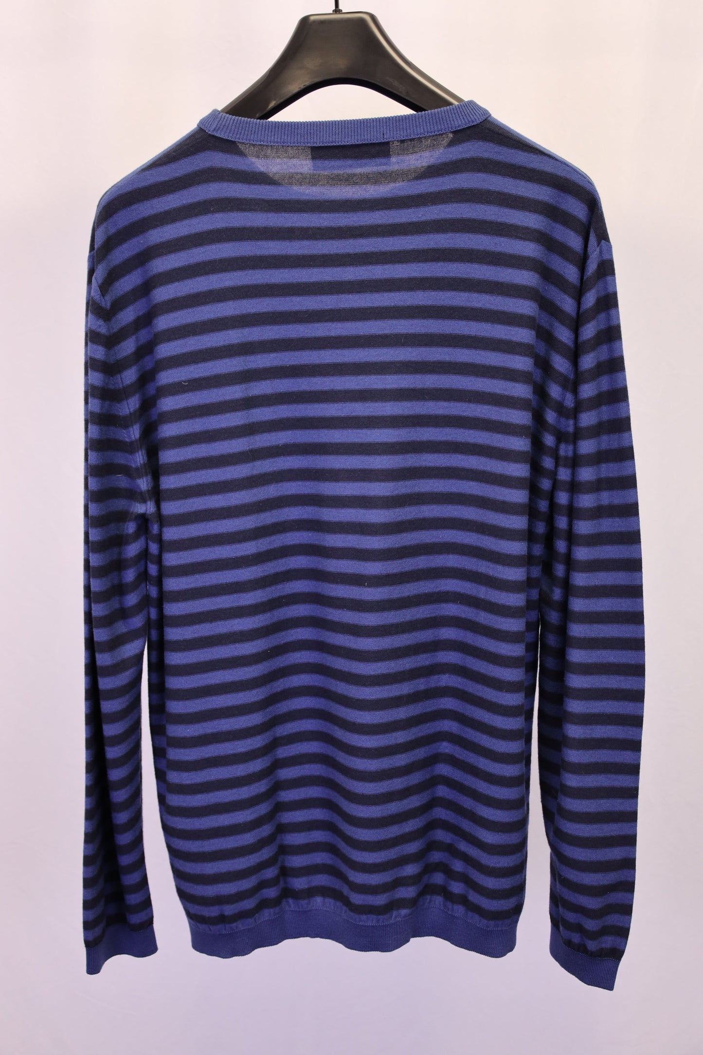 Men's Fendi Stripe Sweater in Blue Cashmere