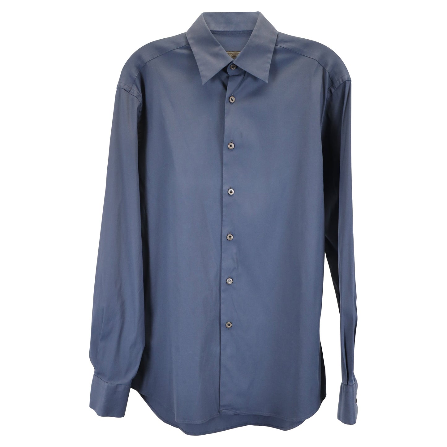 Men's Prada Button-down Shirt in Blue Cotton