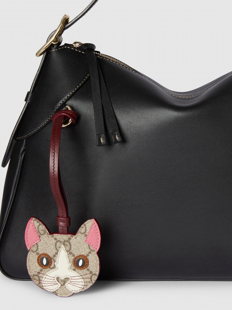 Monogram Cat & Dog Keychain Berlock