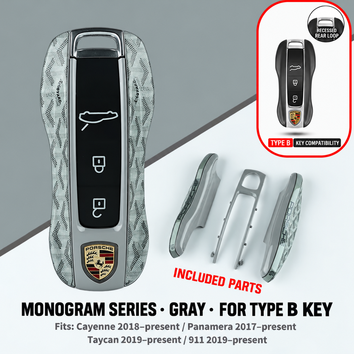 Luxury Car Key Cover-PORSCHE
