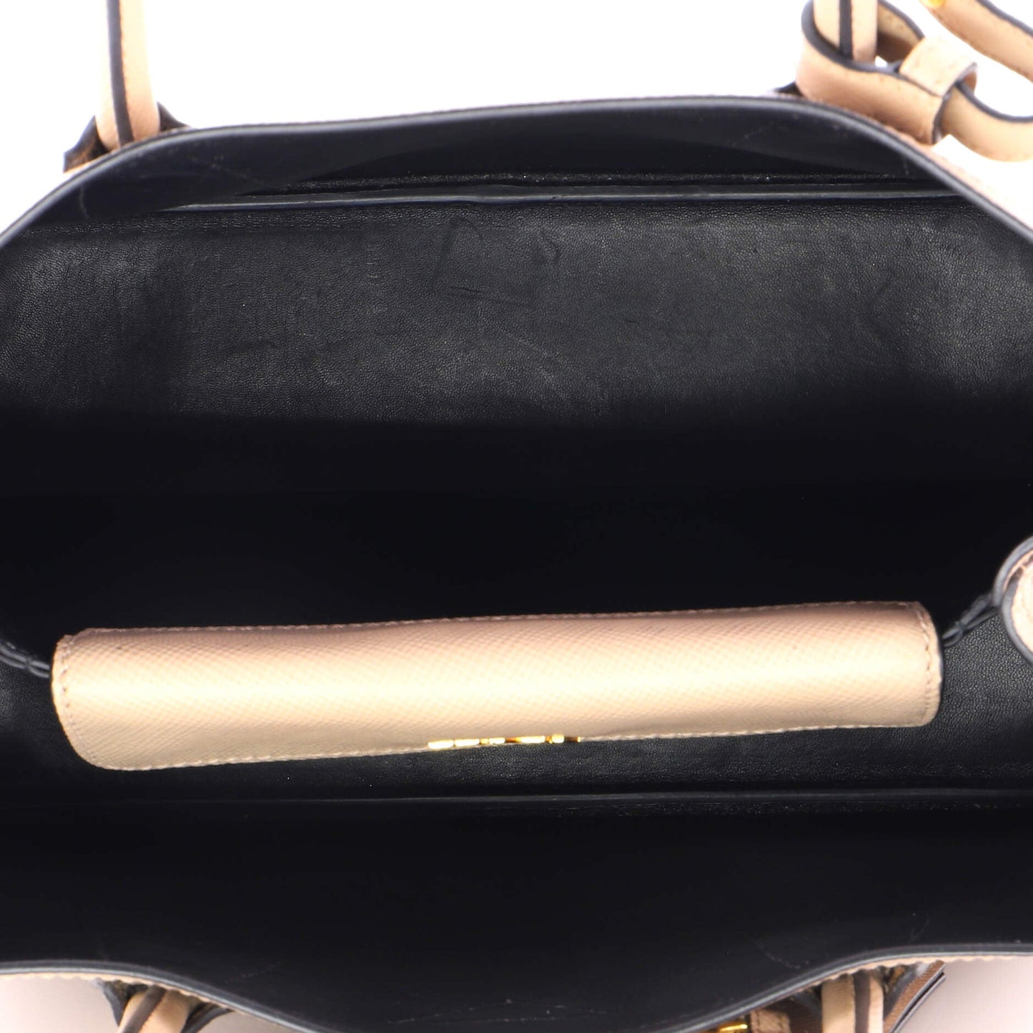 Cuir Double Tote Saffiano Leather Small
