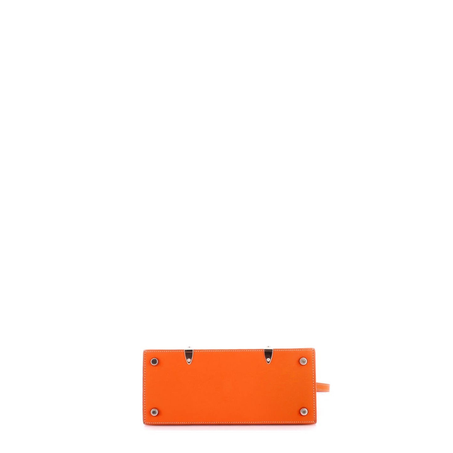 Structured Saigon Top Handle Bag Coated Canvas with Leather Mini