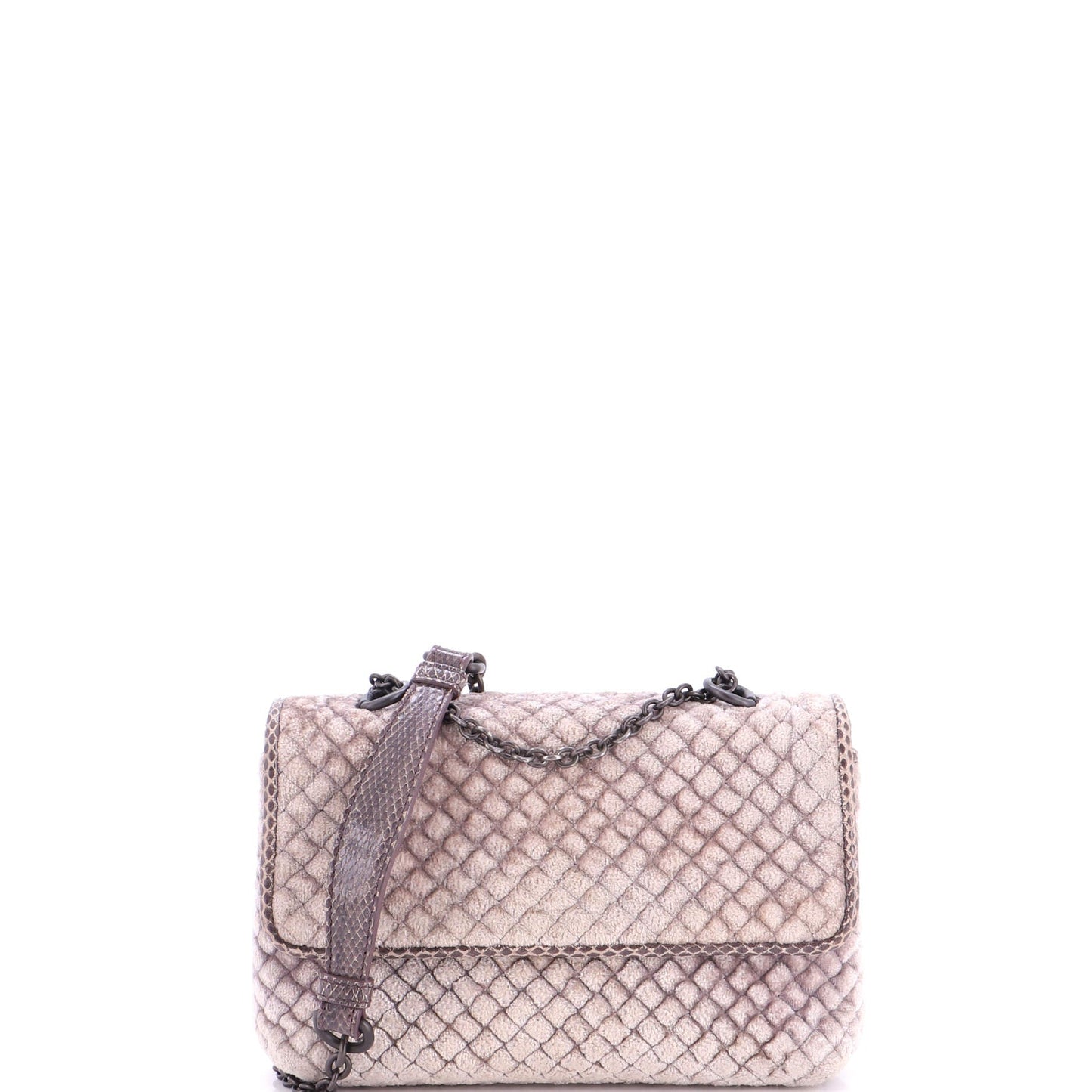 Olimpia Crossbody Bag Intrecciato Velvet Baby