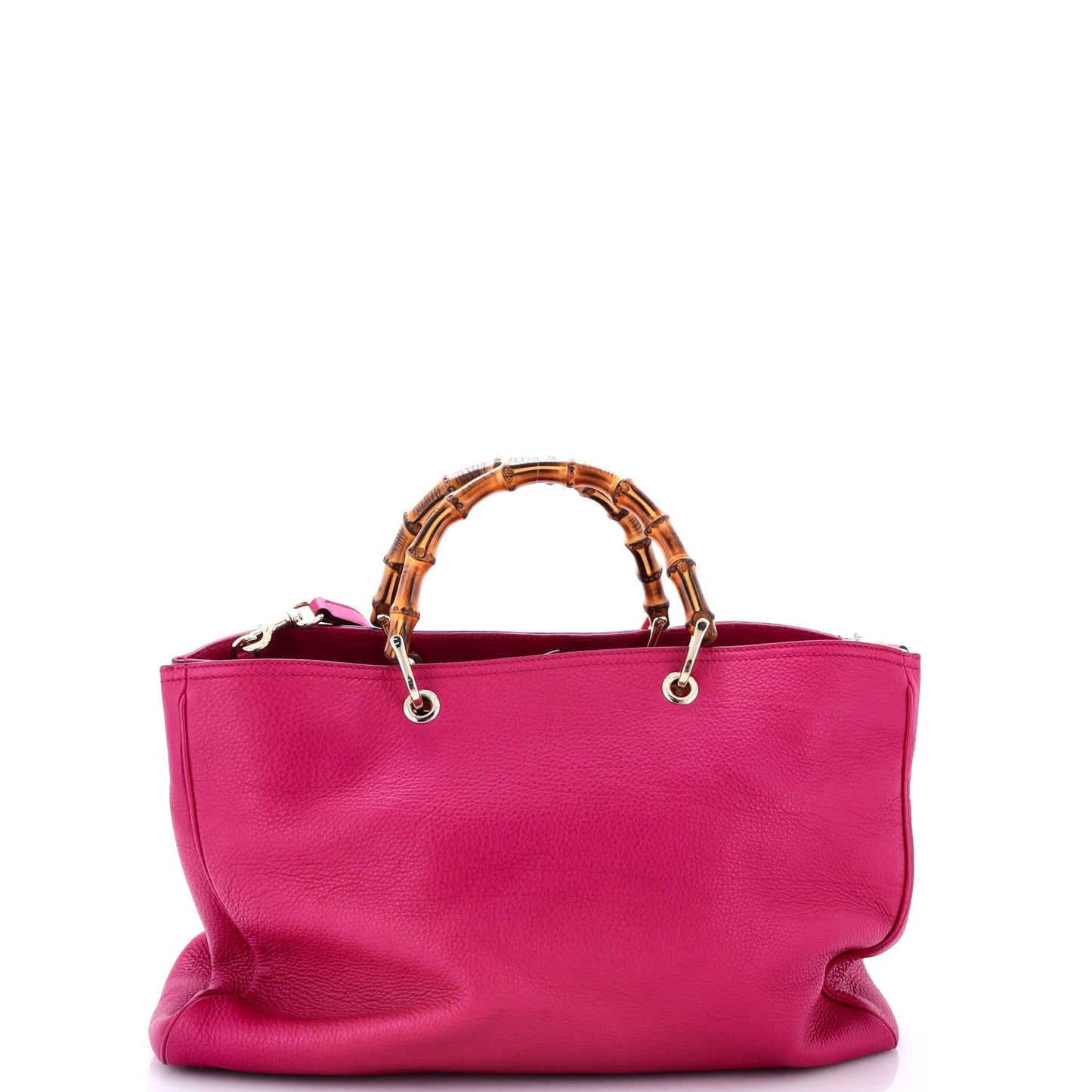 Bamboo Shopper Tote Leather Large